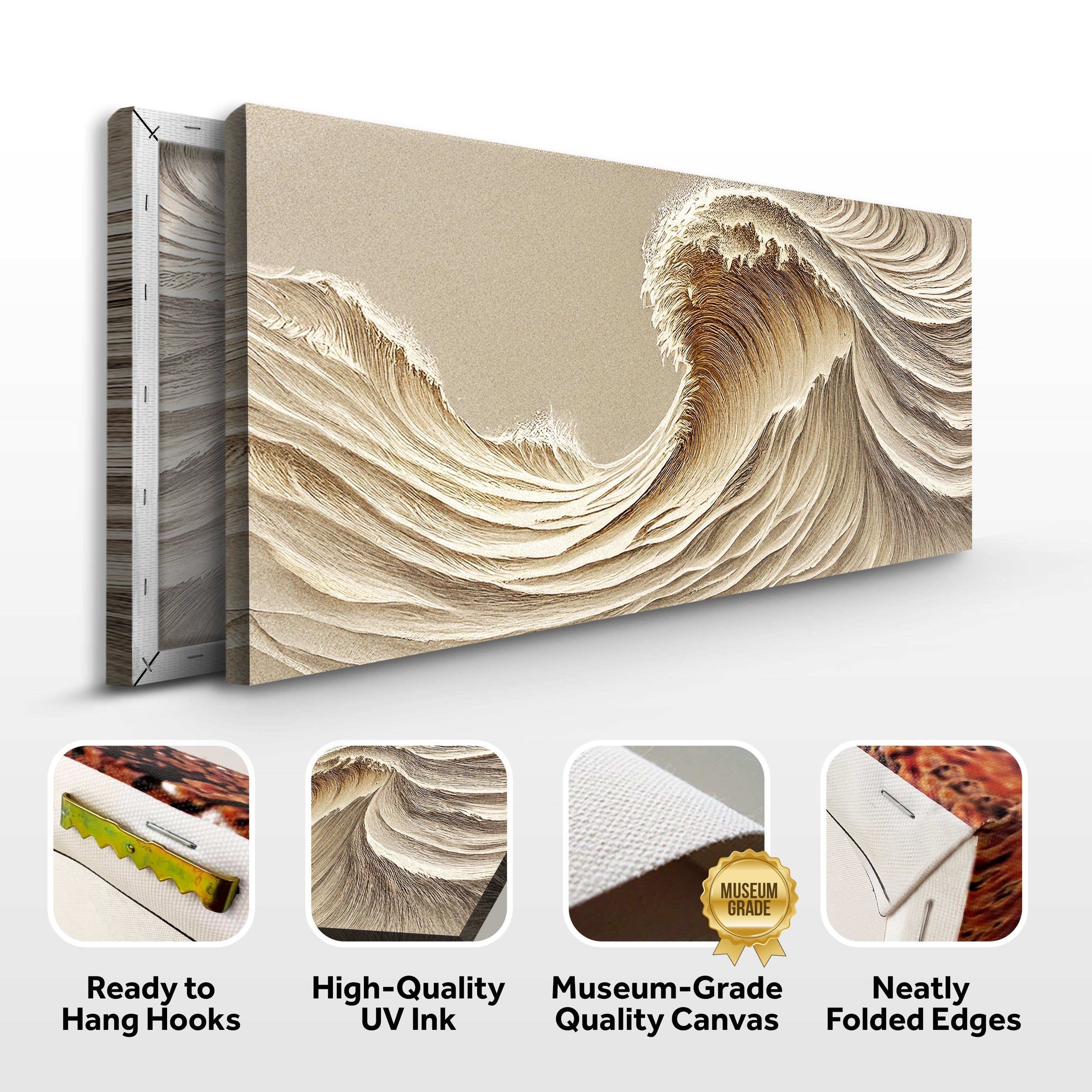 Beige Minimalist Wall Art III on sale at MyriadMart