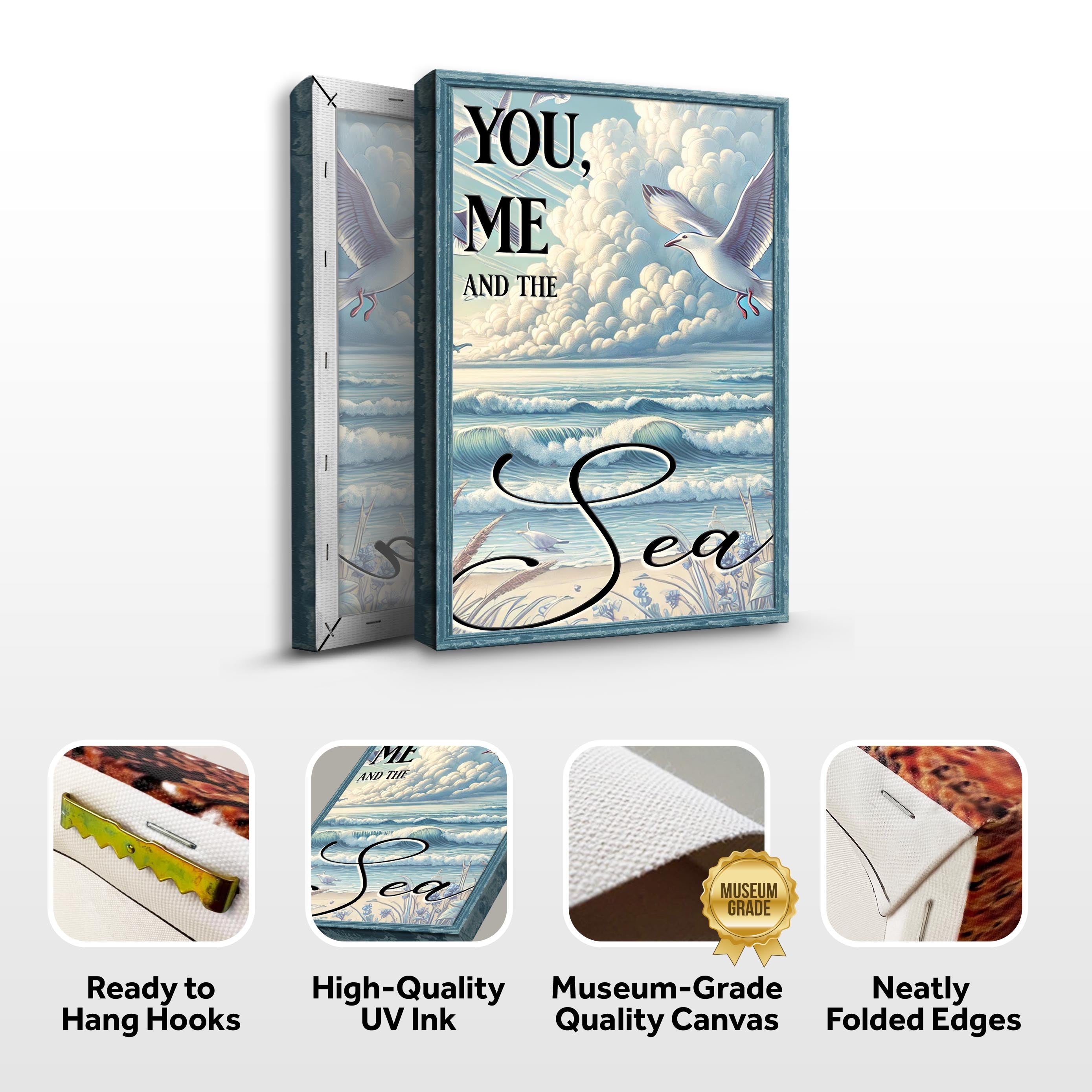 You Me and the Sea Coastal Sign IV on sale at MyriadMart