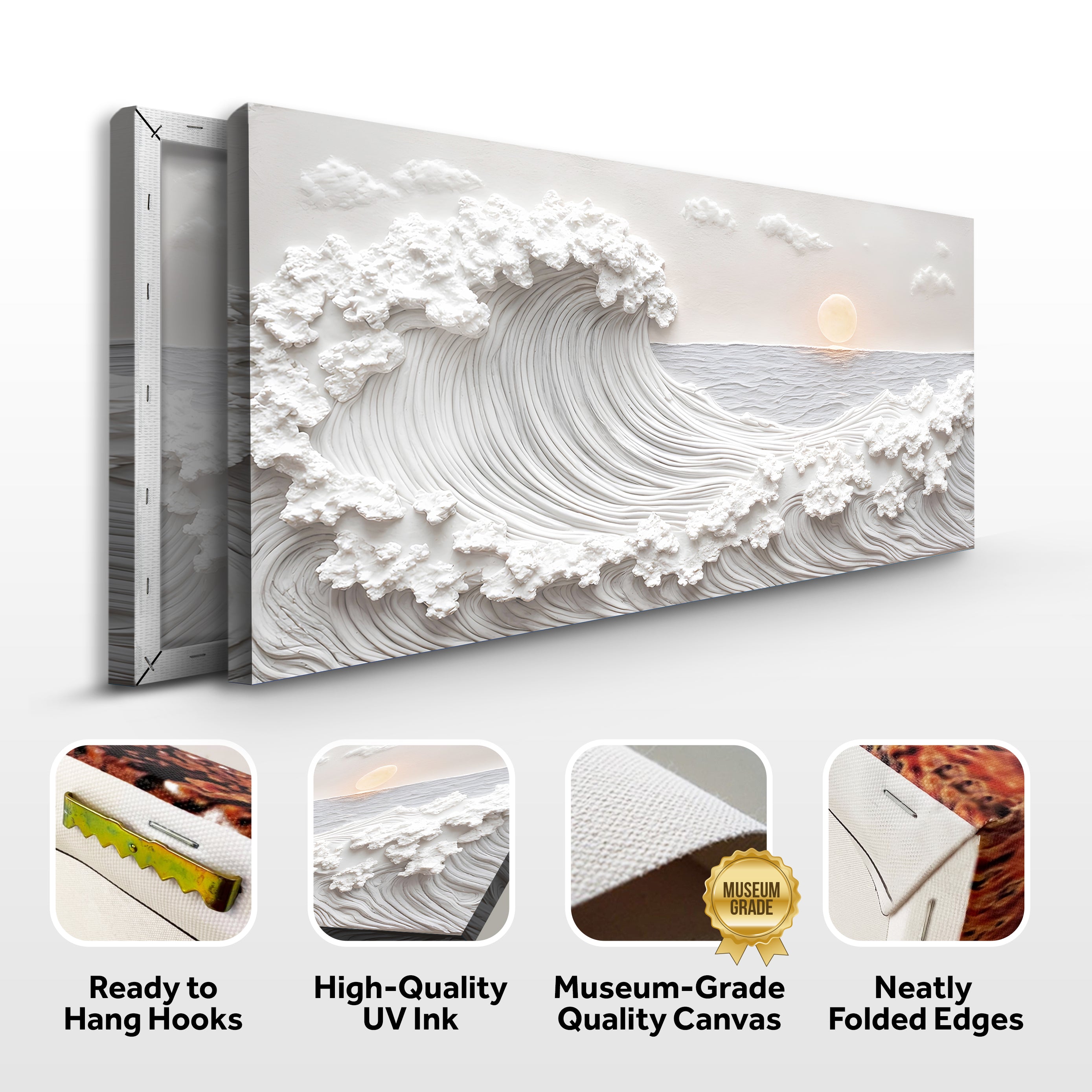 Ocean Waves Abstract Wall Art on sale at MyriadMart