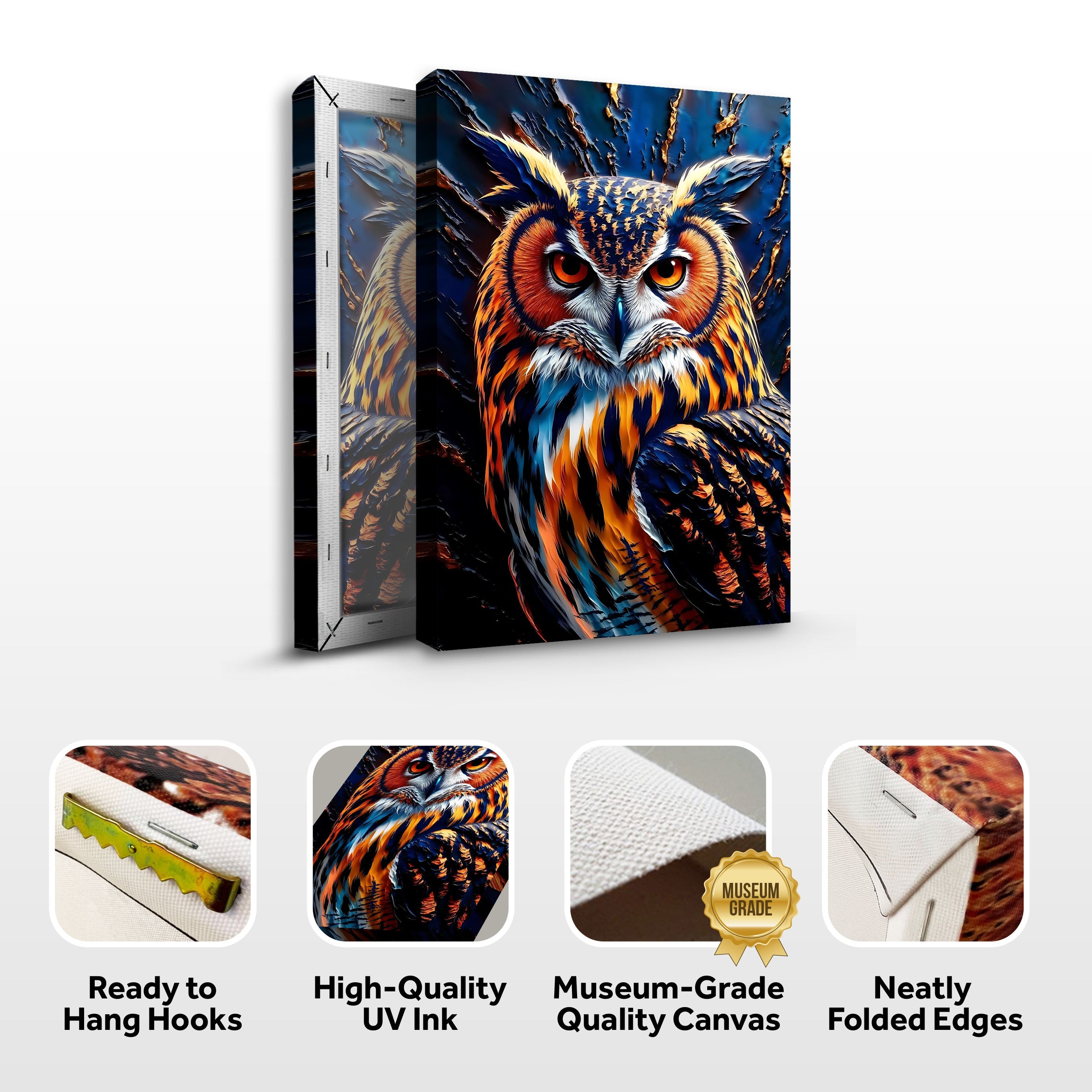 Abstract Owl Wall Art on sale at MyriadMart