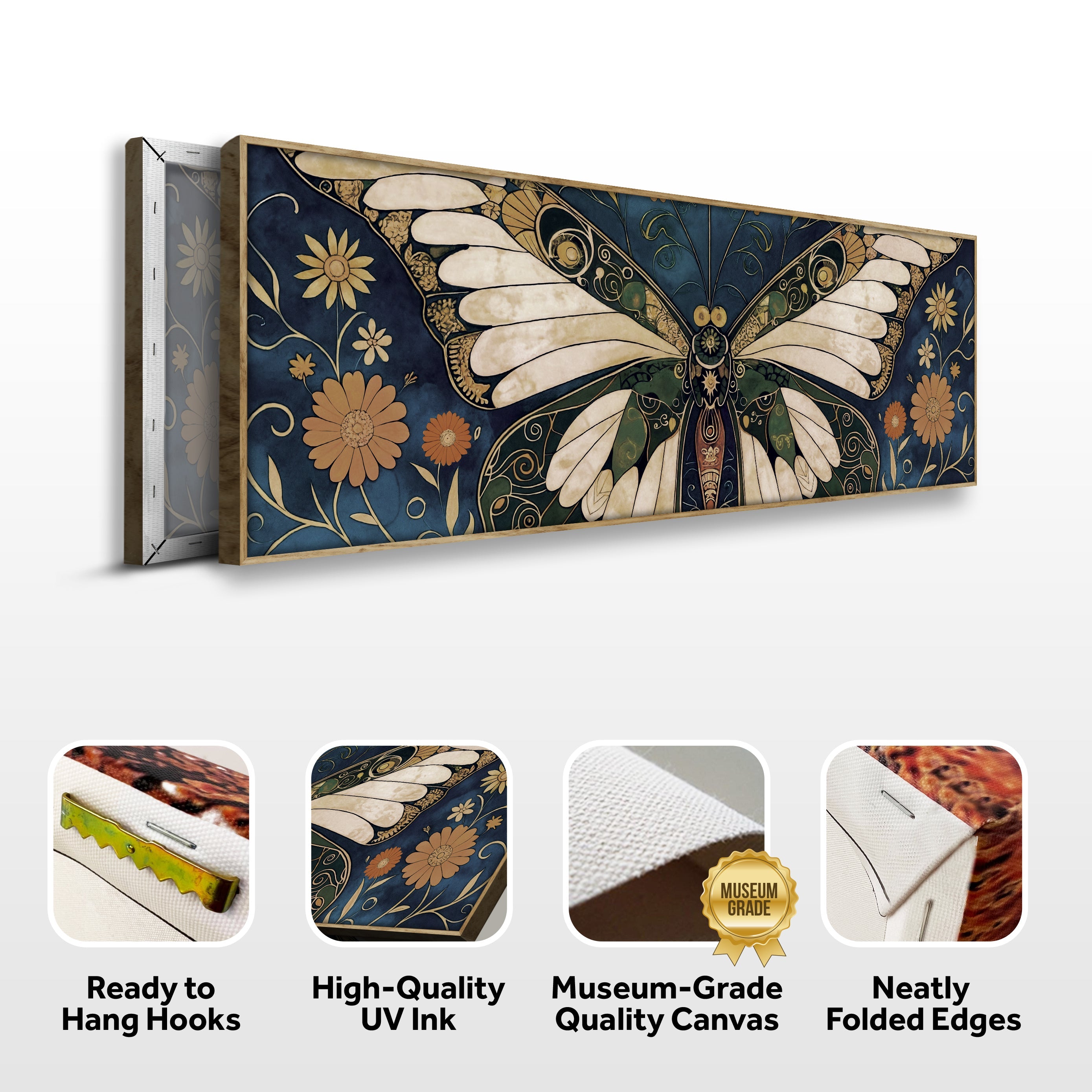 Abstract Vintage Butterfly Wall Art on sale at MyriadMart