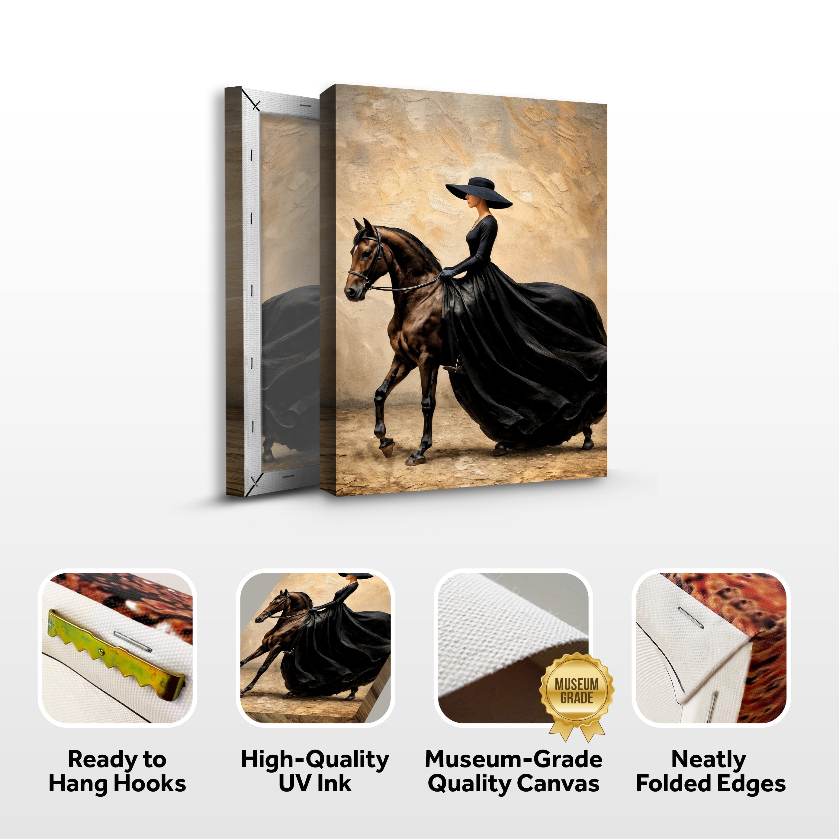 Elegant Equestrian Wall Art on sale at MyriadMart