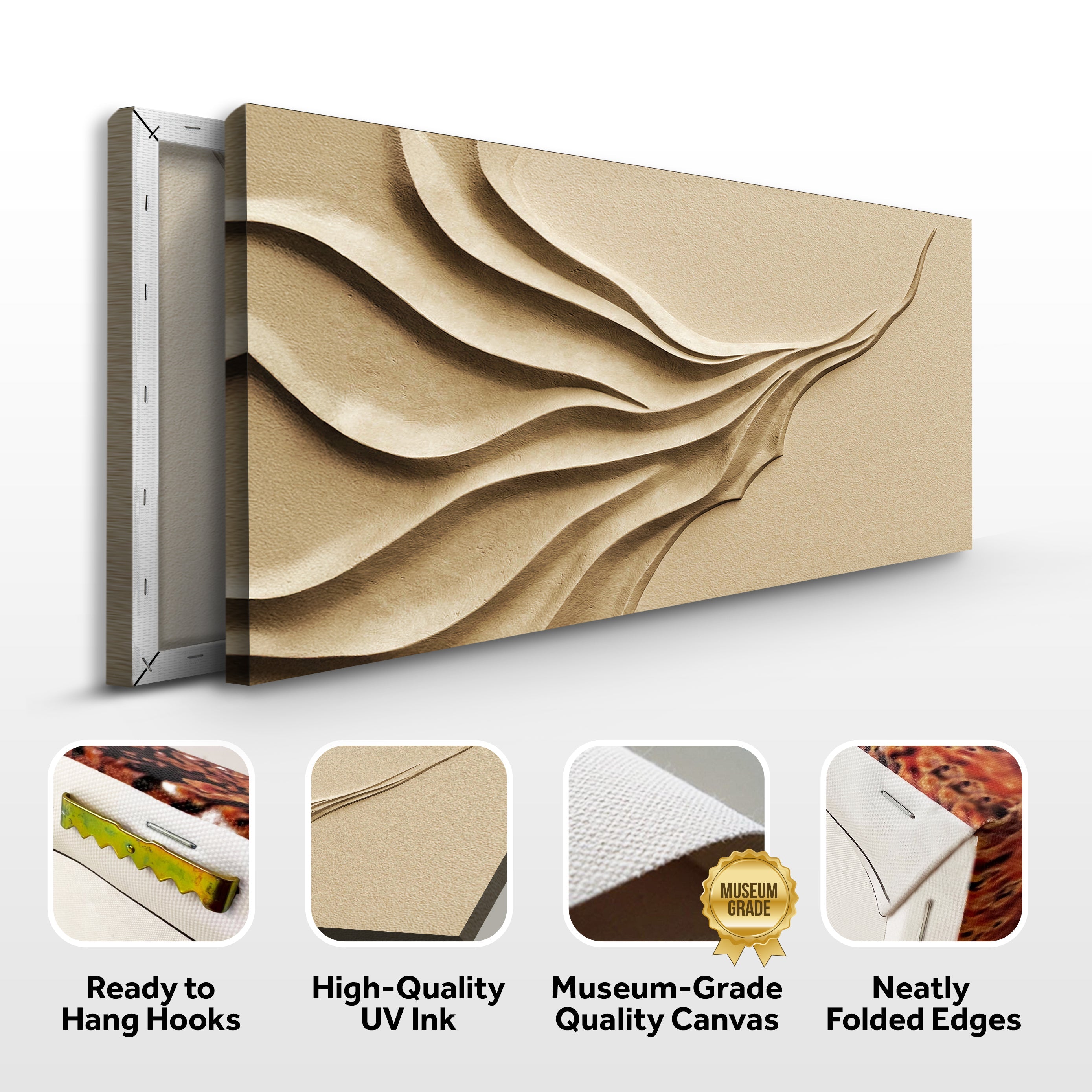 Beige Minimalist Wall Art II on sale at MyriadMart