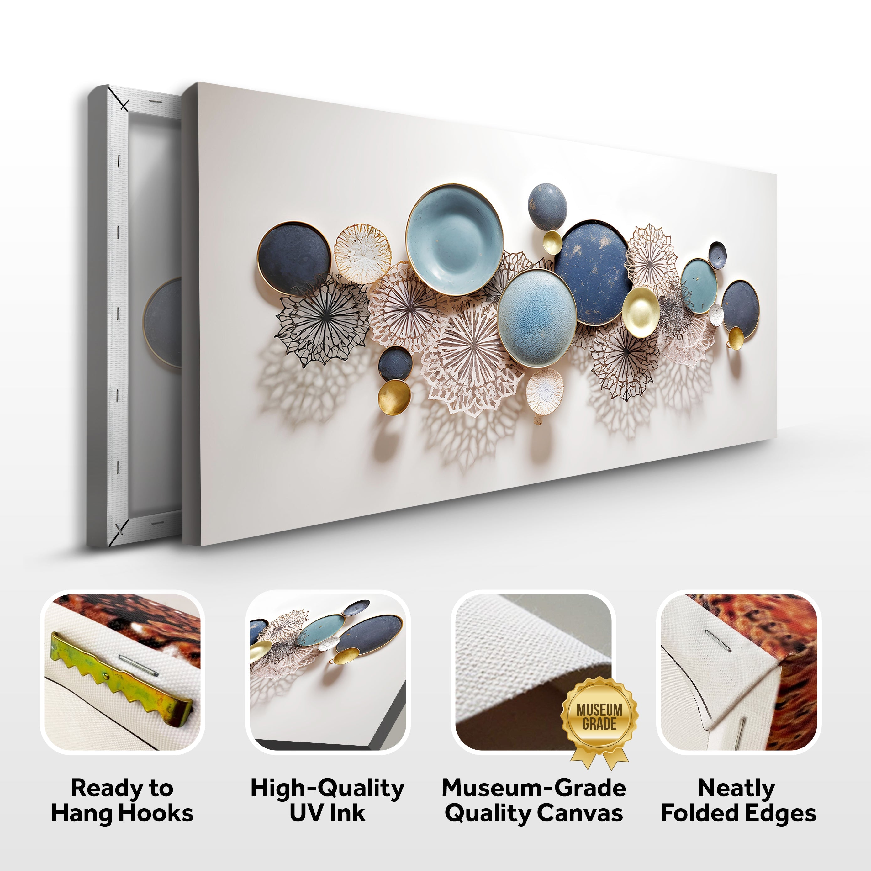 Lotus Leaf Abstract Wall Art III on sale at MyriadMart