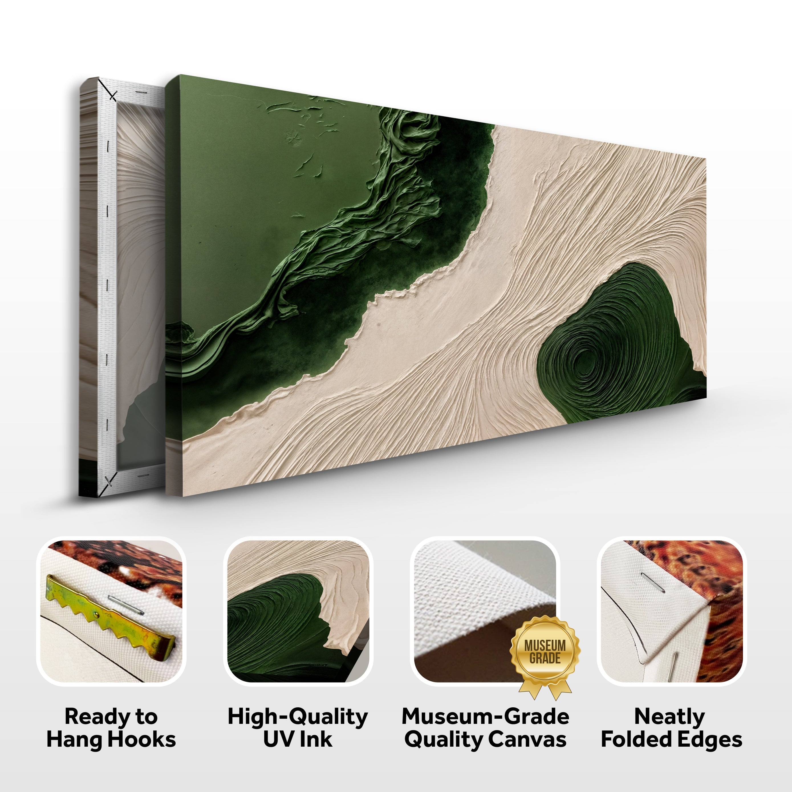 Green Rivers Abstract Wall Art XII on sale at MyriadMart