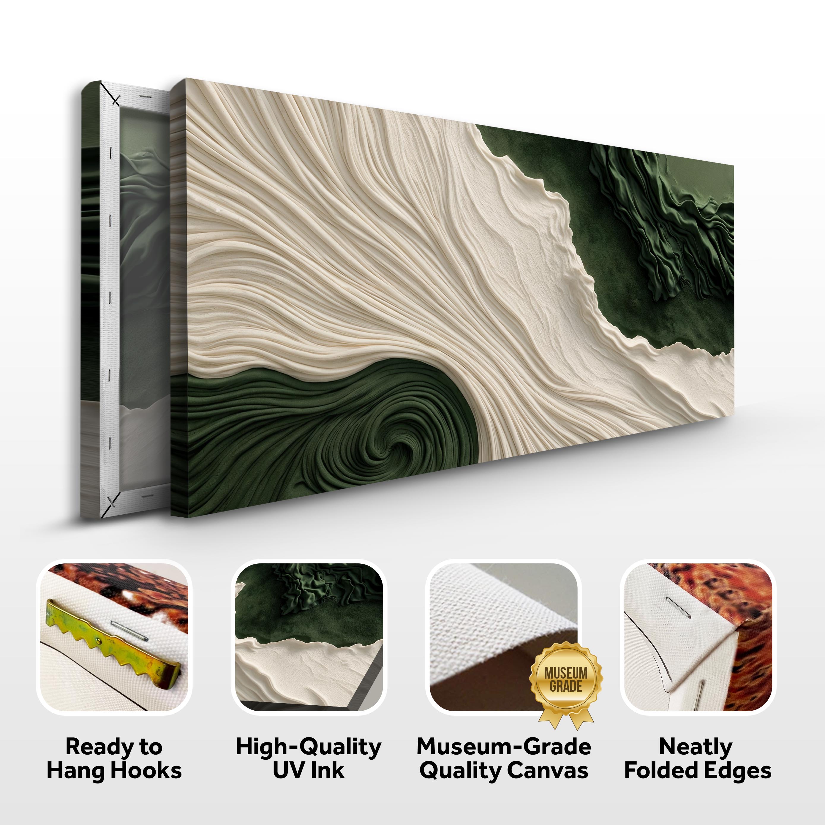 Green Rivers Abstract Wall Art XI on sale at MyriadMart