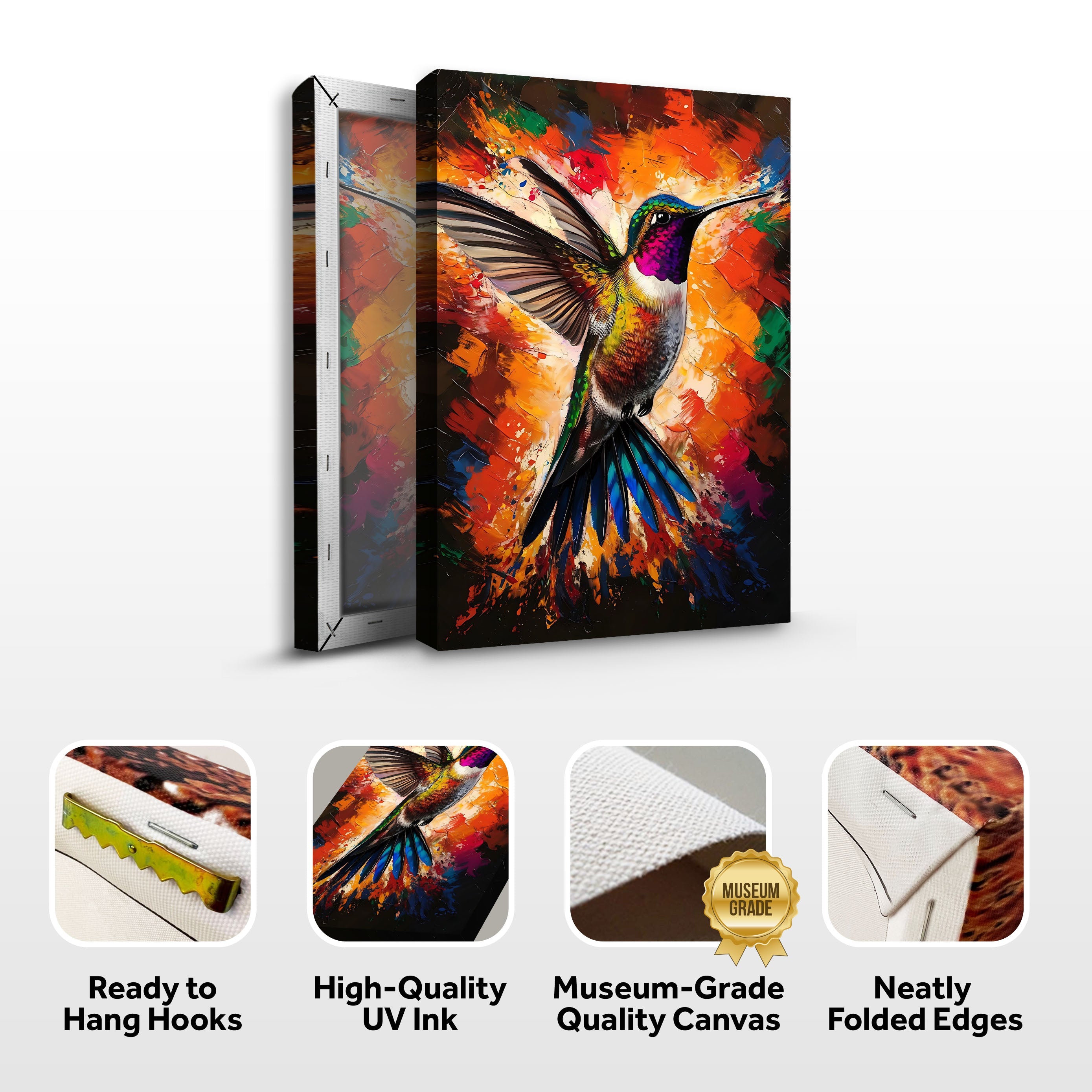 Humming Bird Abstract Wall Art on sale at MyriadMart
