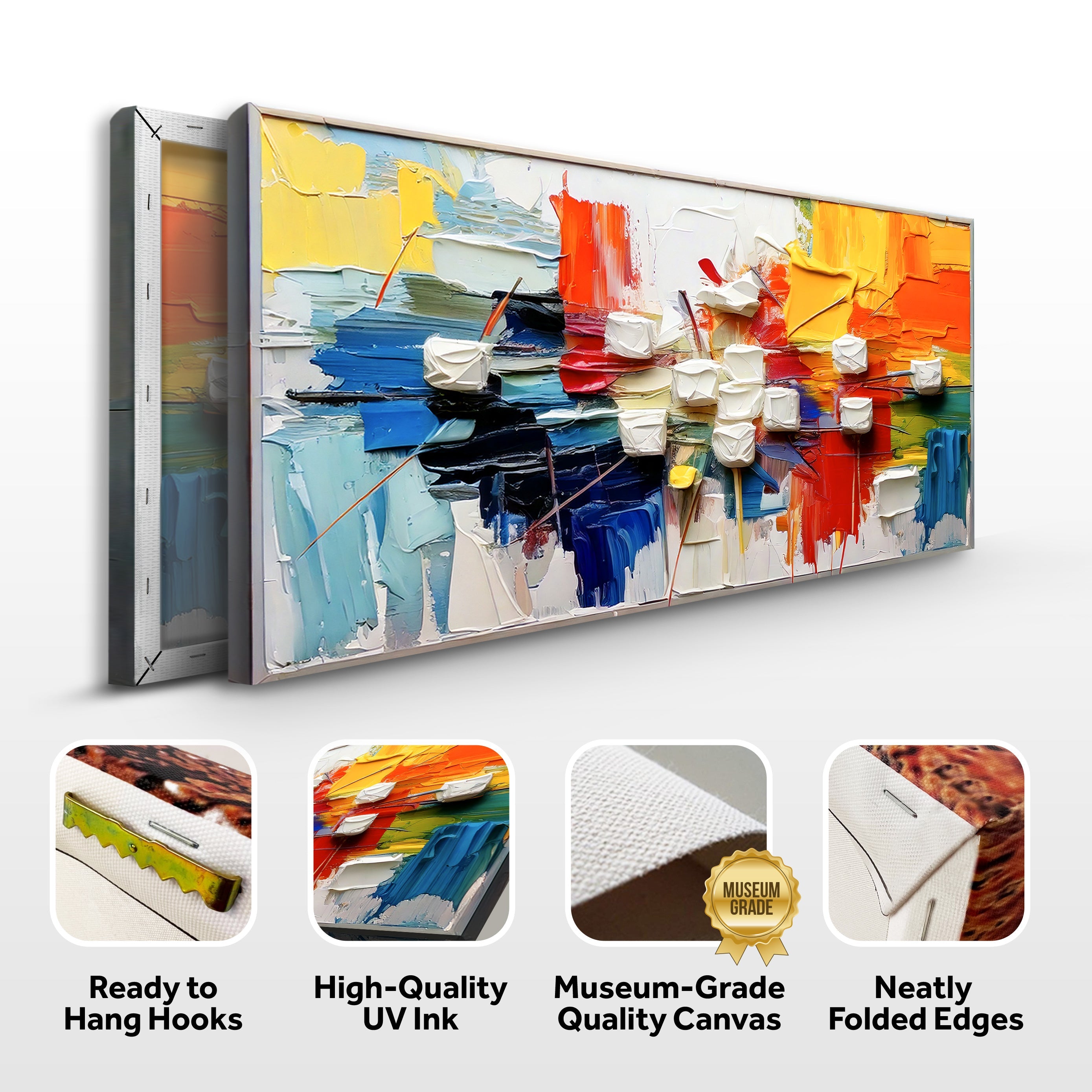 Urban Abstract Impasto Wall Art on sale at MyriadMart