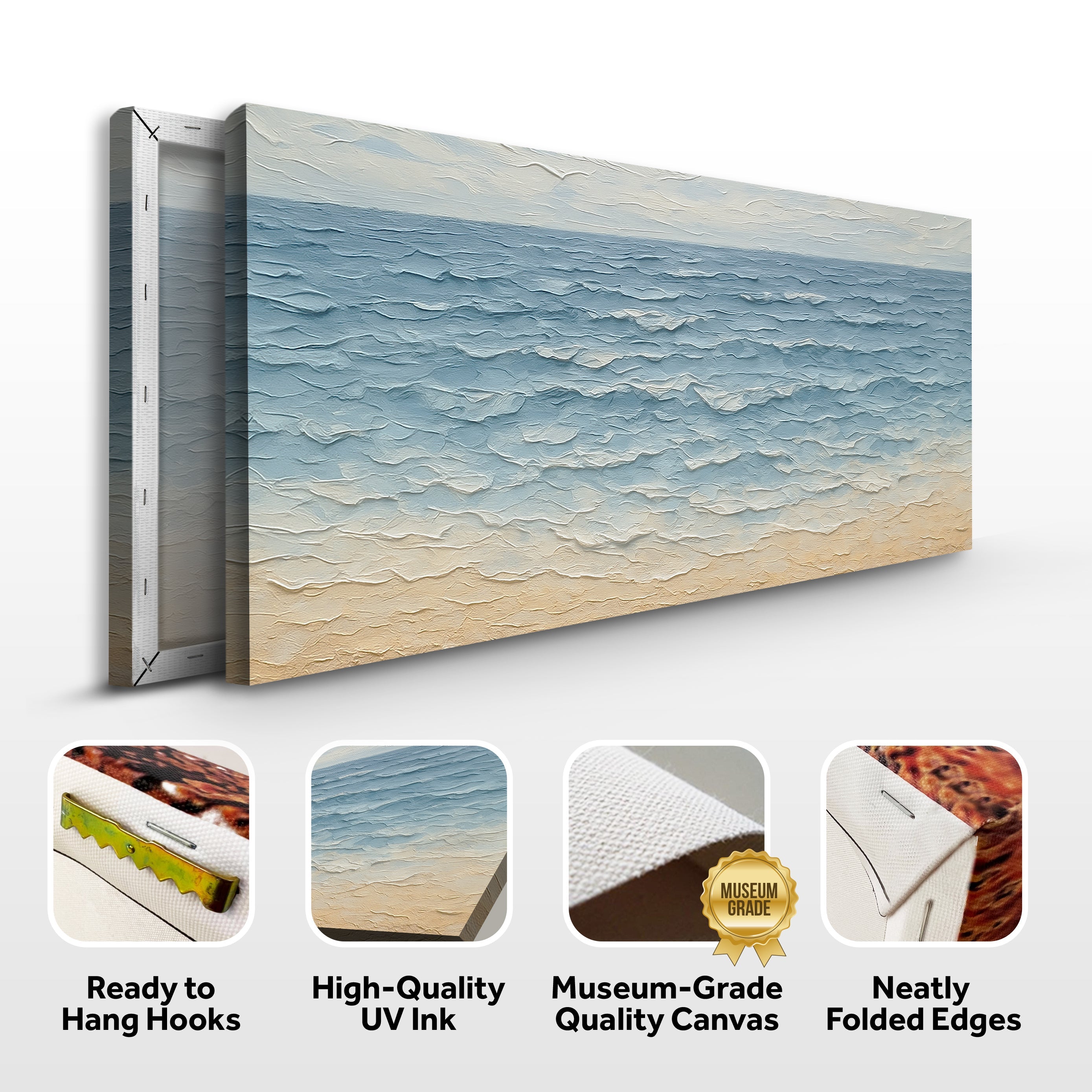 Serene Ocean Wave Coastal Wall Art VI on sale at MyriadMart