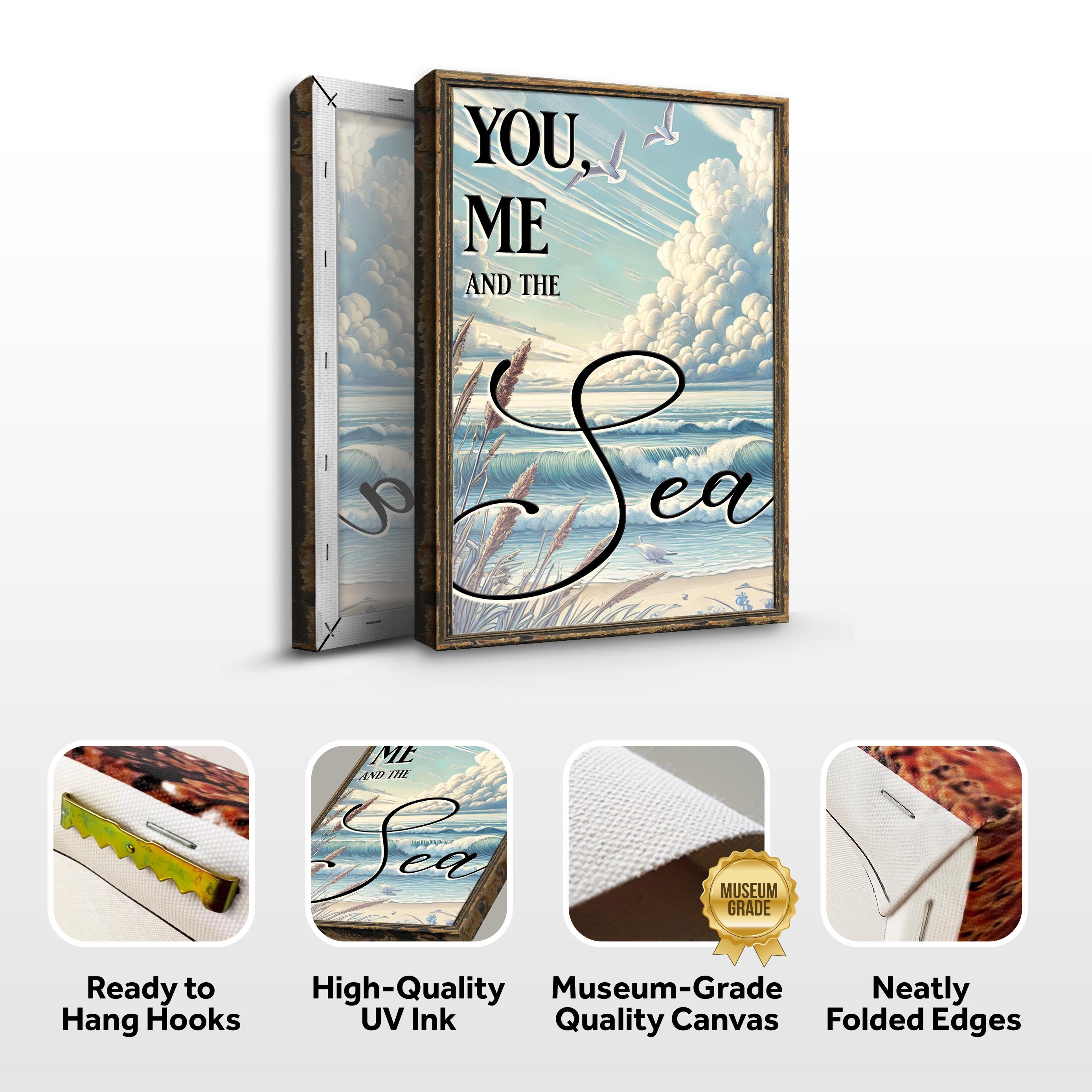 You Me and the Sea Coastal Sign III on sale at MyriadMart