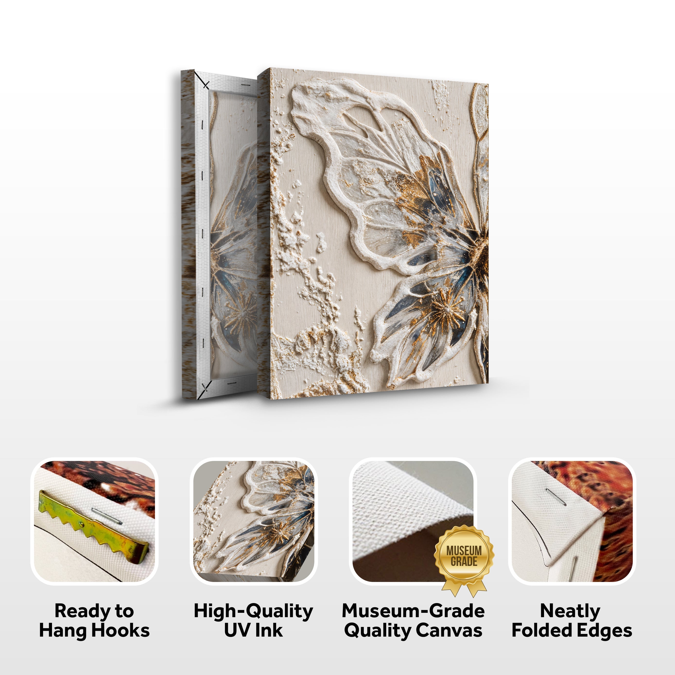 Half Butterfly Wall Art on sale at MyriadMart