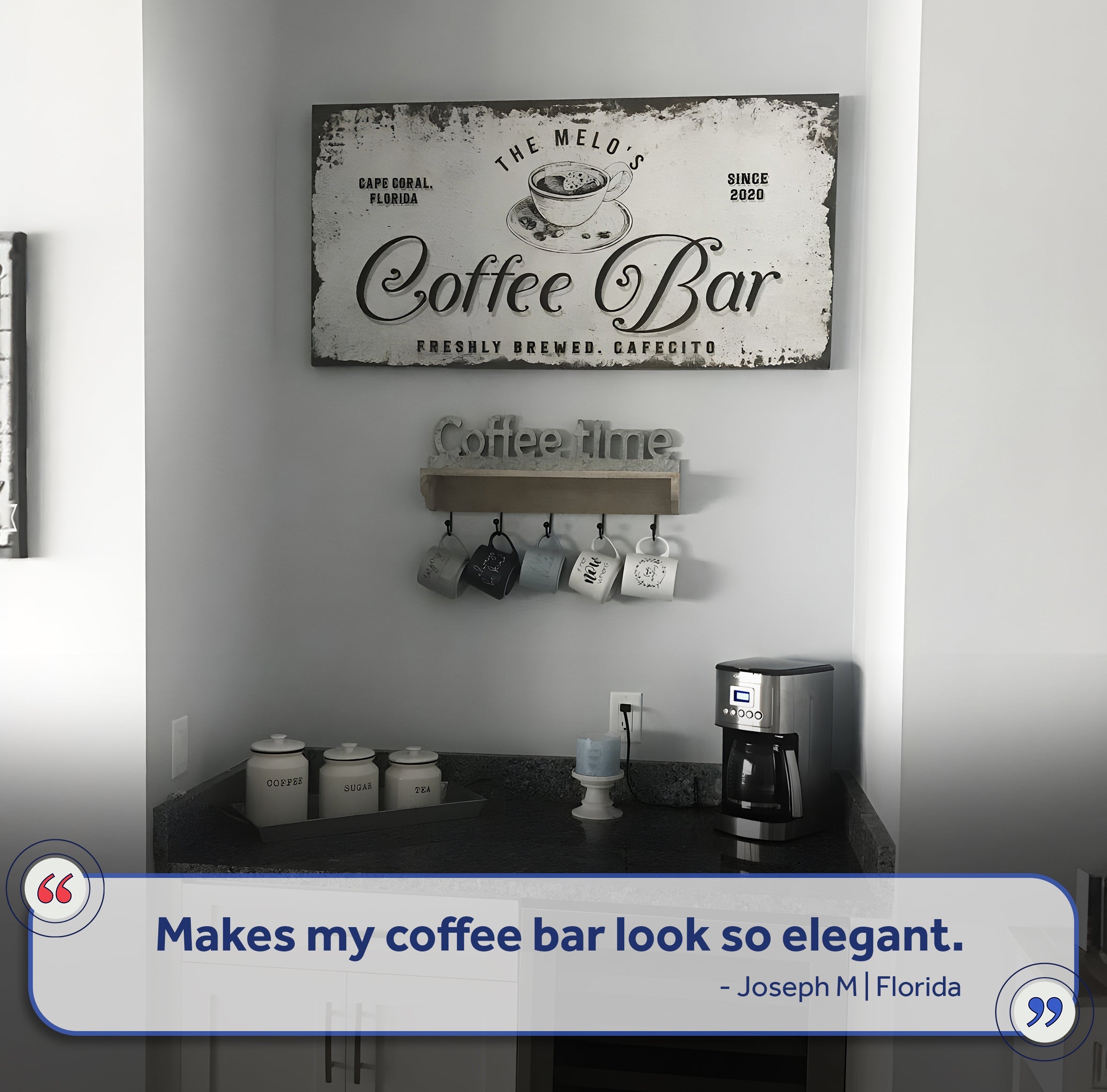 Coffee Bar Sign IV on sale at MyriadMart