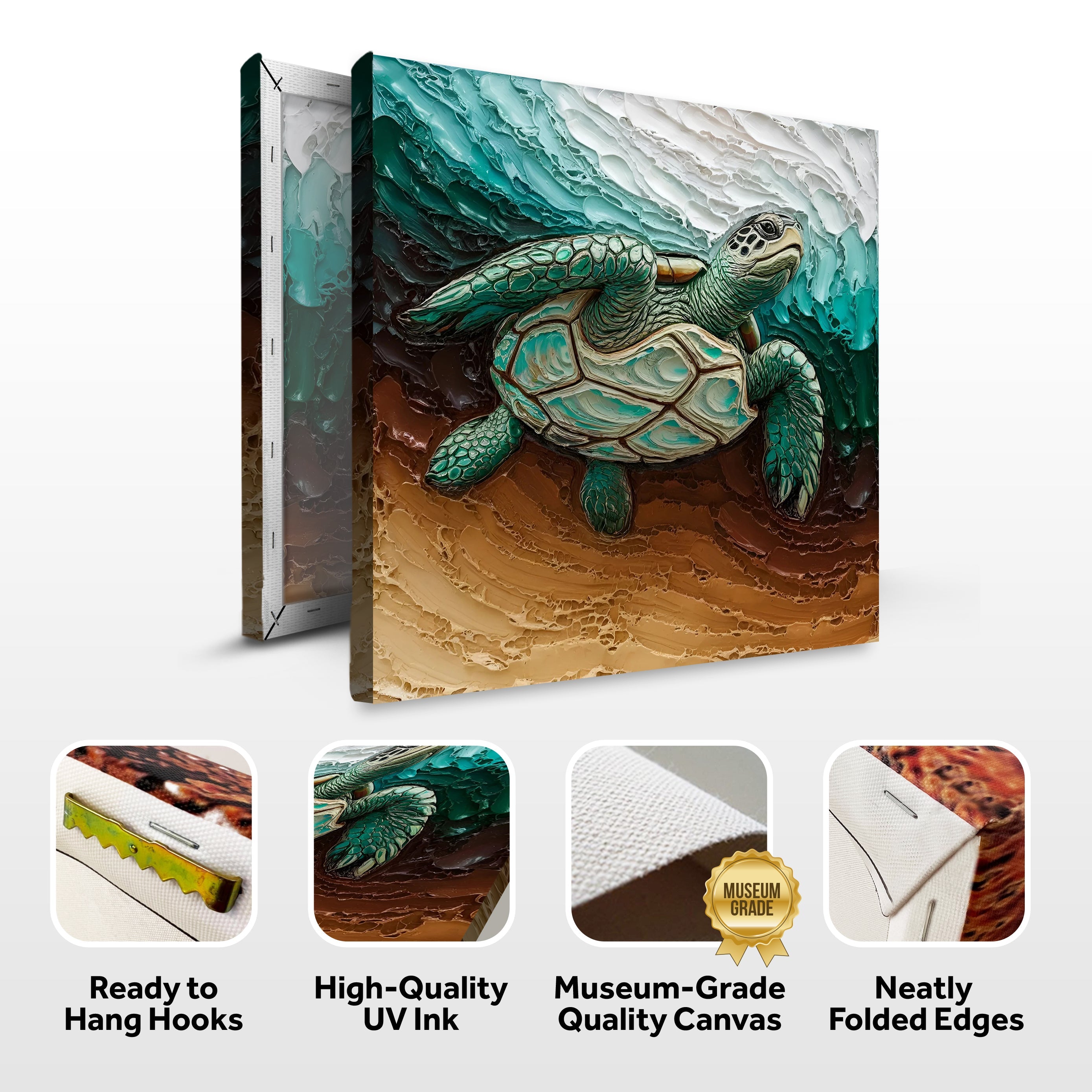 3D Turtle Wall Art on sale at MyriadMart