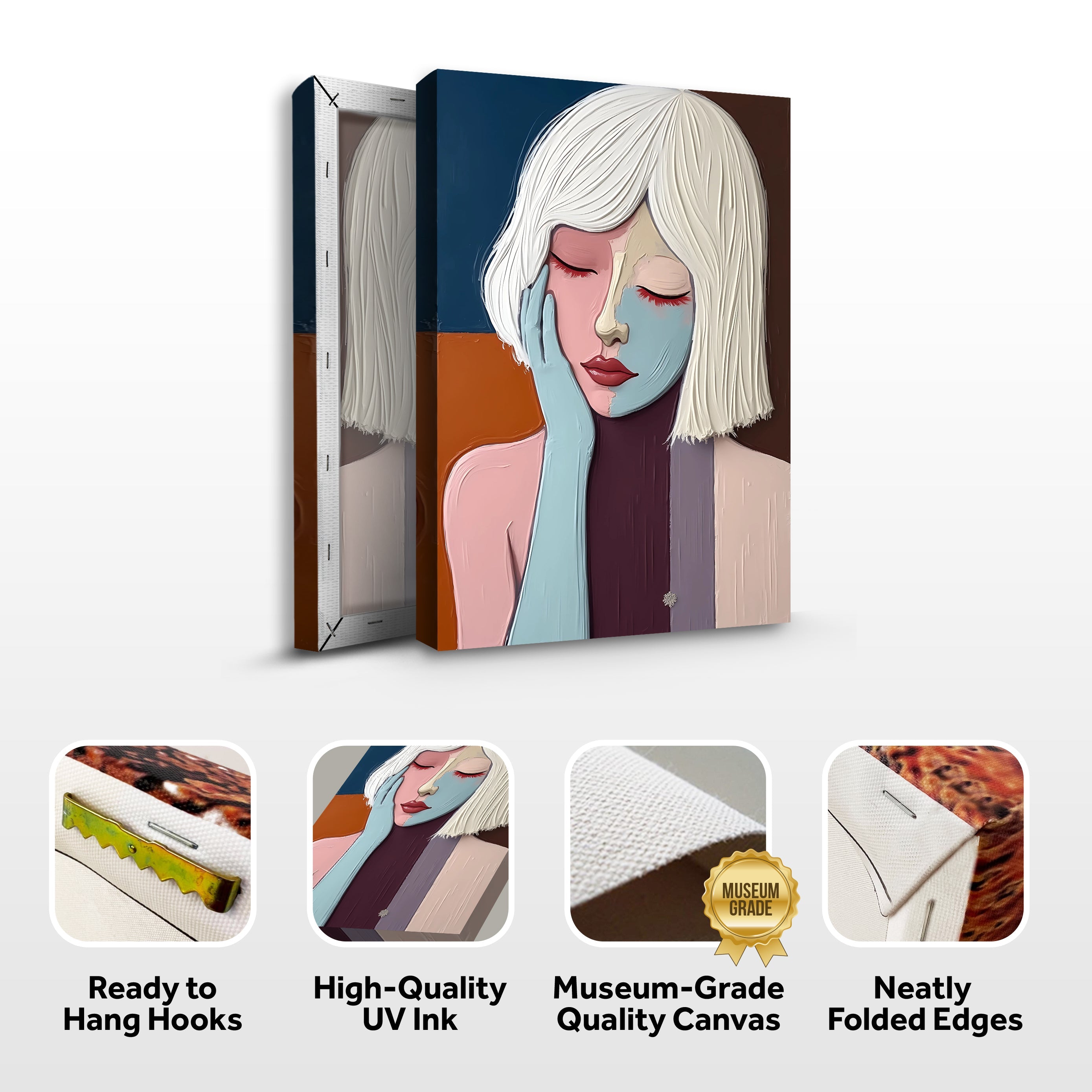 Abstract Portrait Wall Art on sale at MyriadMart