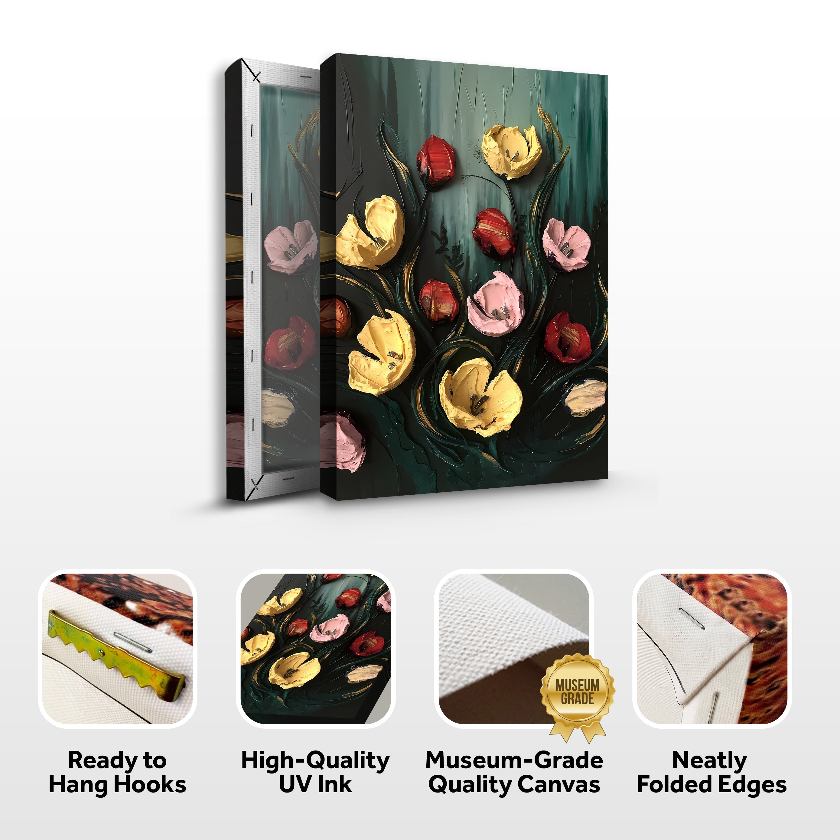 Meadow's Embrace Impasto Wall Art on sale at MyriadMart