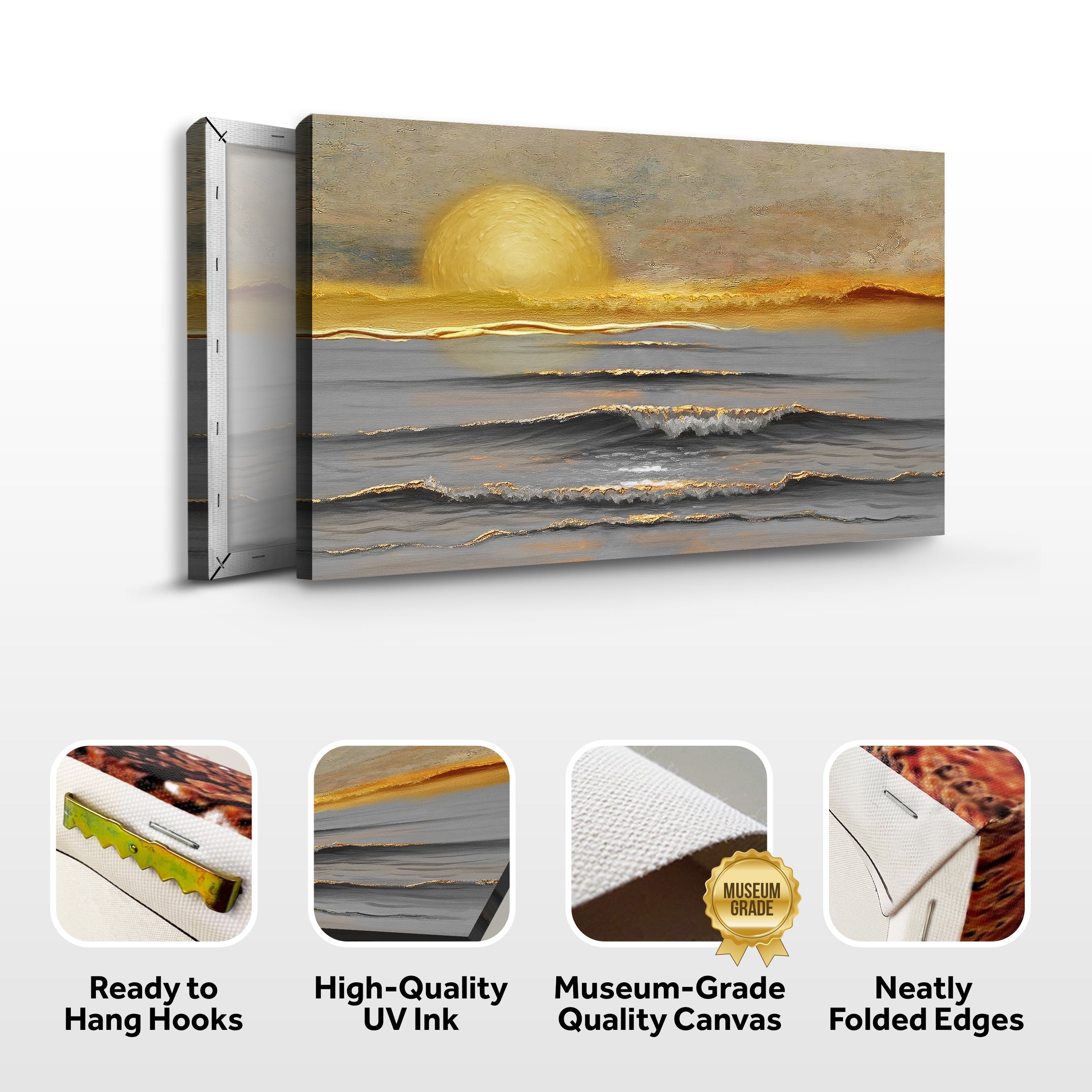 Golden Horizon Calm Wall Art on sale at MyriadMart