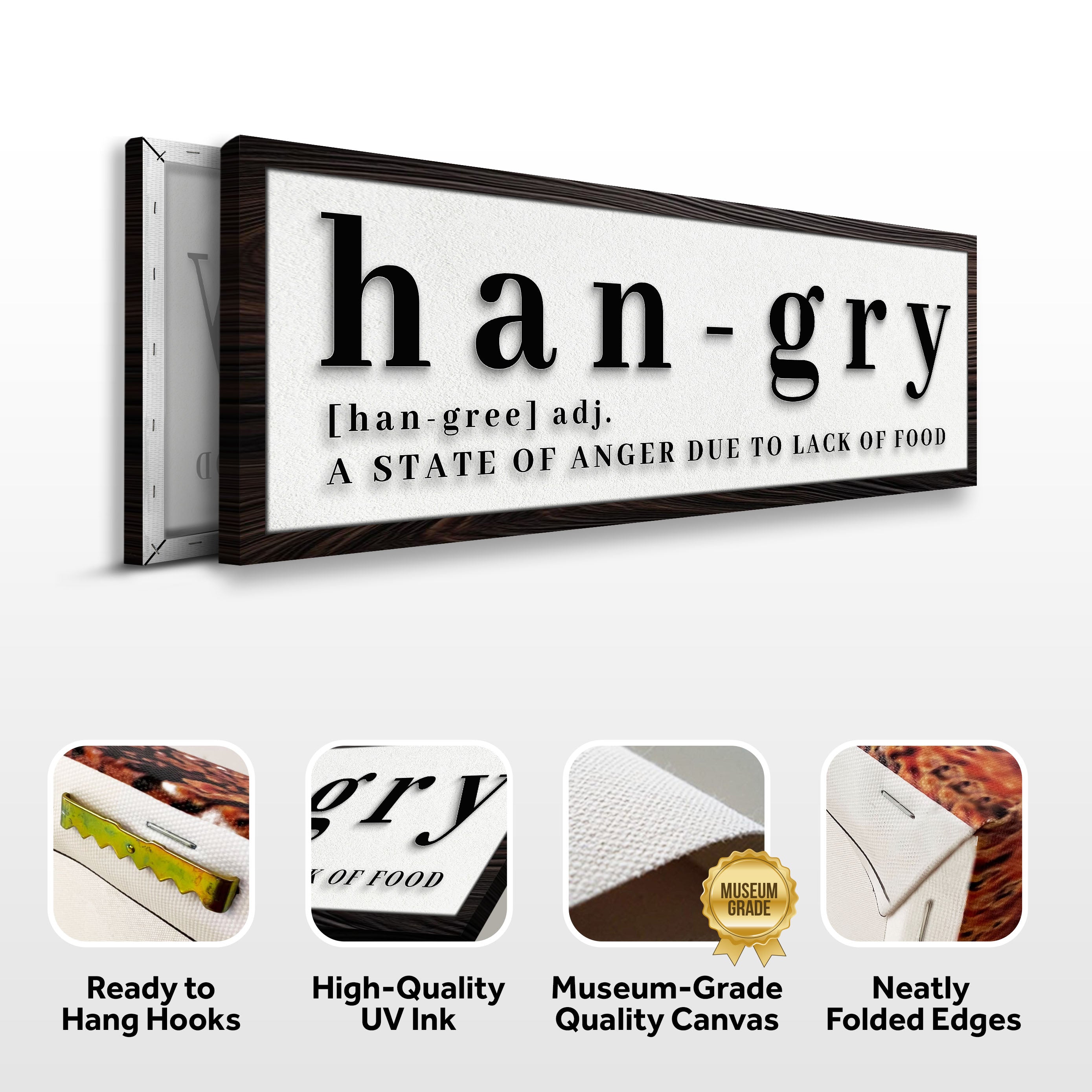Hangry Kitchen Sign on sale at MyriadMart