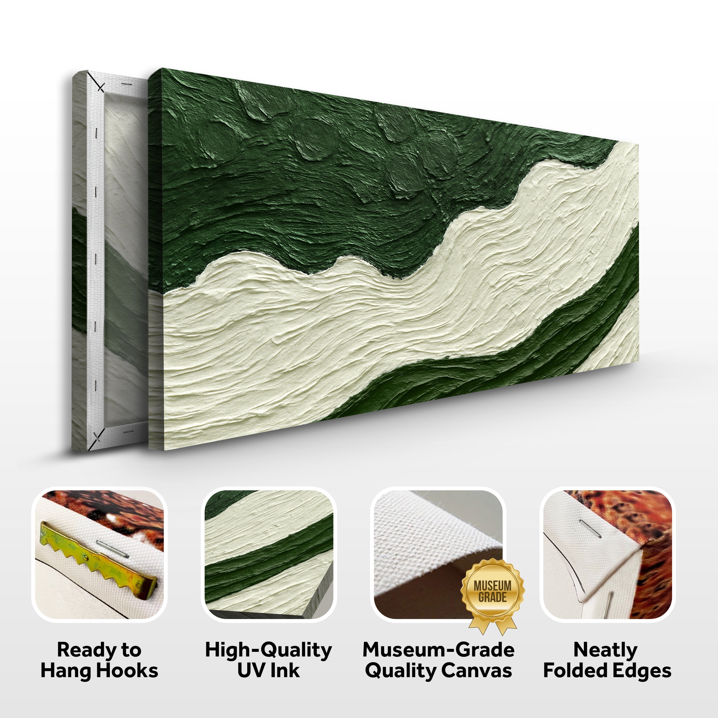Green Rivers Abstract Wall Art VII on sale at MyriadMart