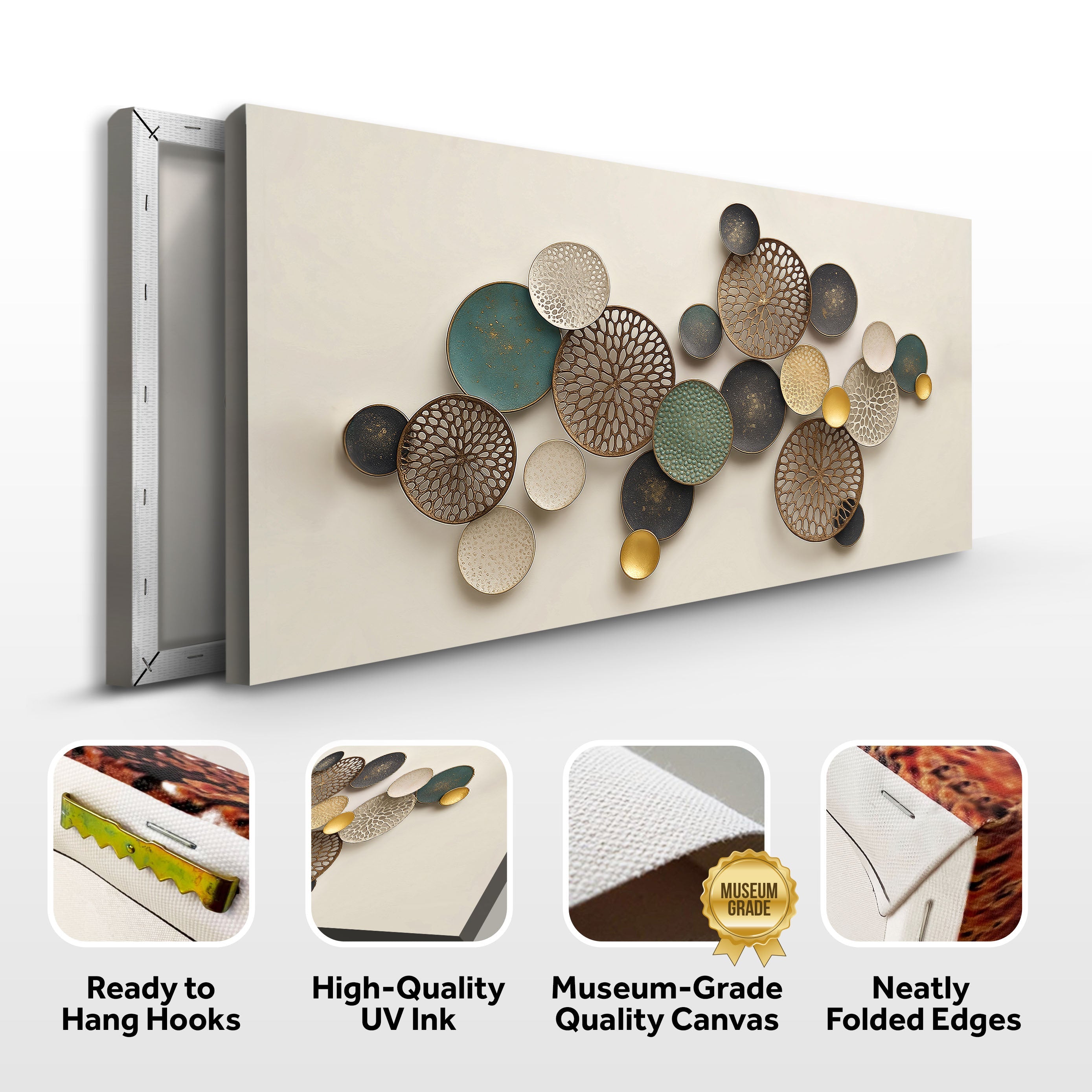 Lotus Leaf Abstract Wall Art II on sale at MyriadMart