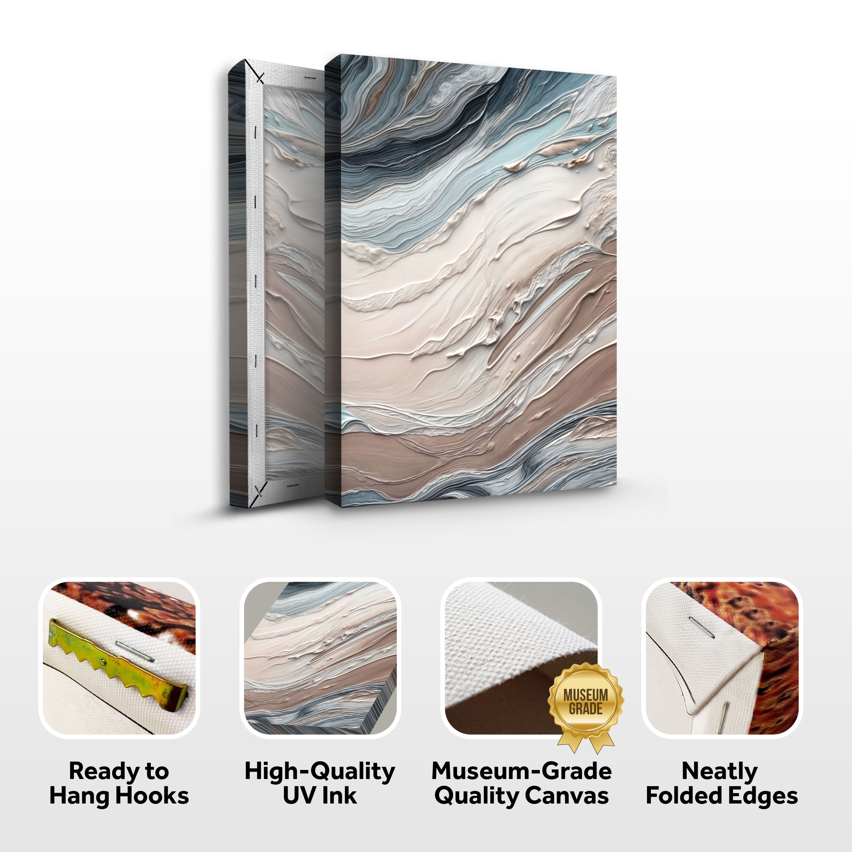 Earth Tone Swirls Wall Art on sale at MyriadMart