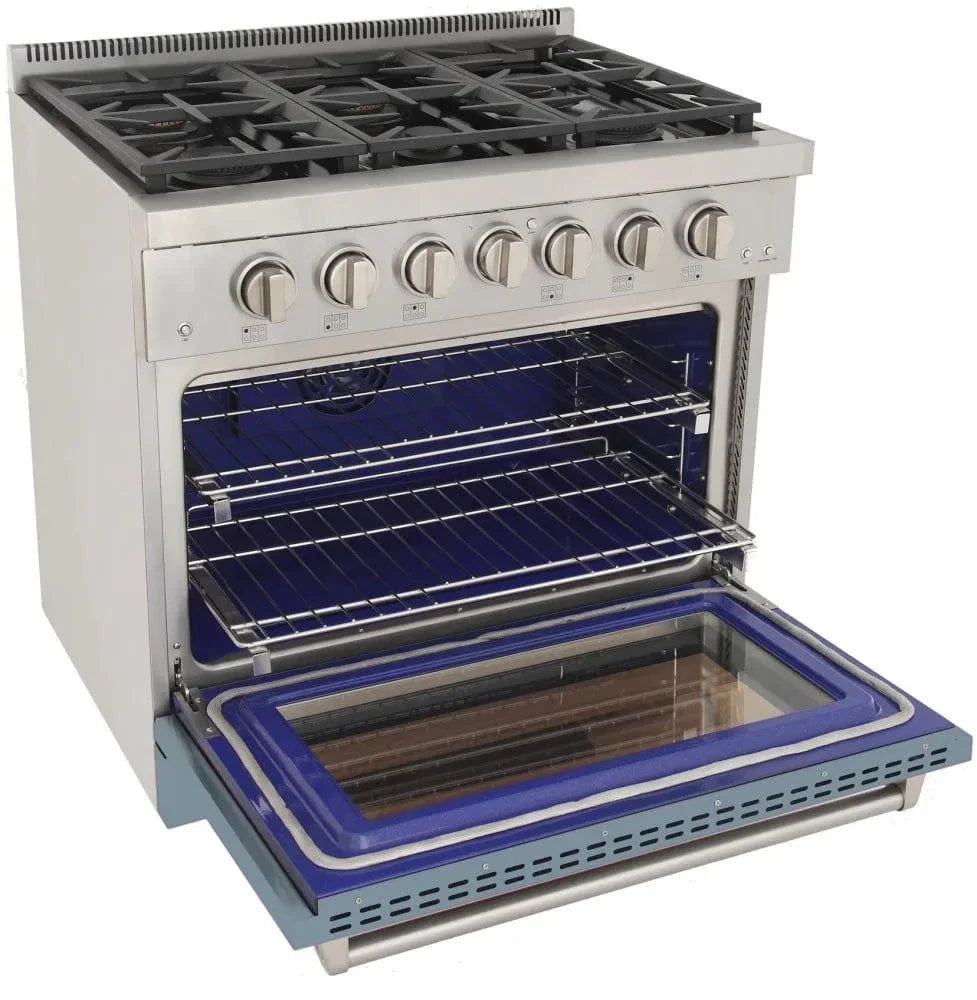 Kucht 36" Freestanding Professional Gas Range KFX3600X-LB on sale at MyriadMart