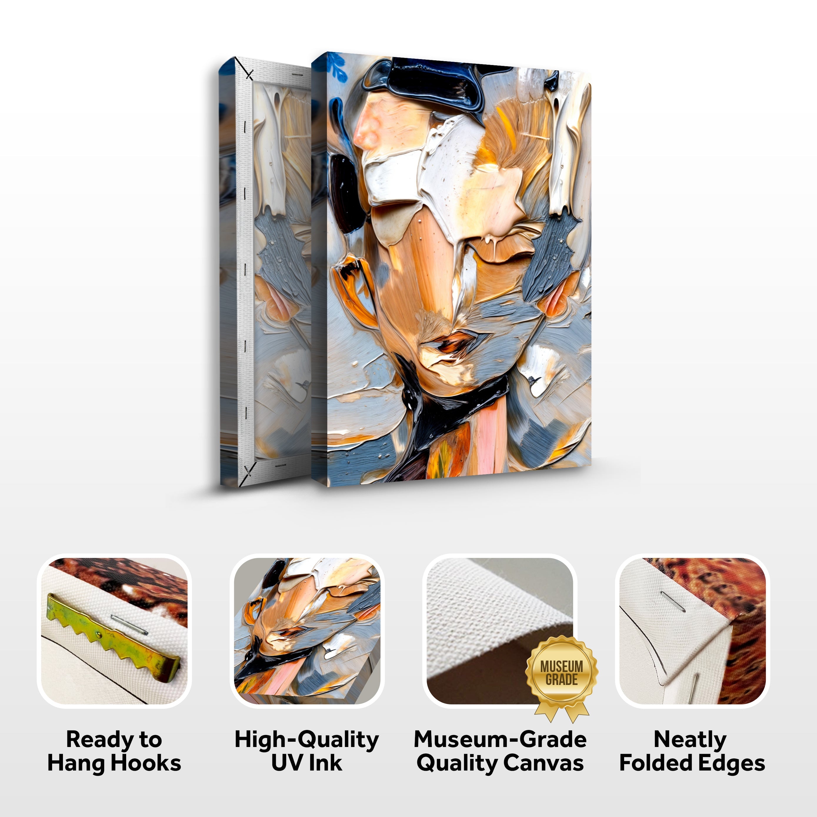 Beyond The Face Abstract Wall Art on sale at MyriadMart