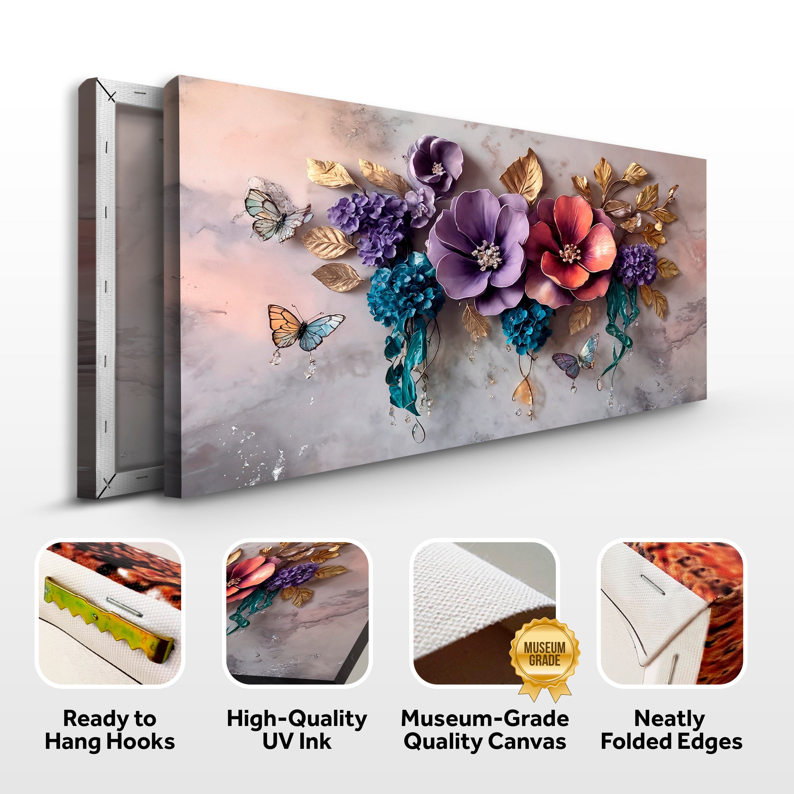 Floral Symphony Wall Art on sale at MyriadMart