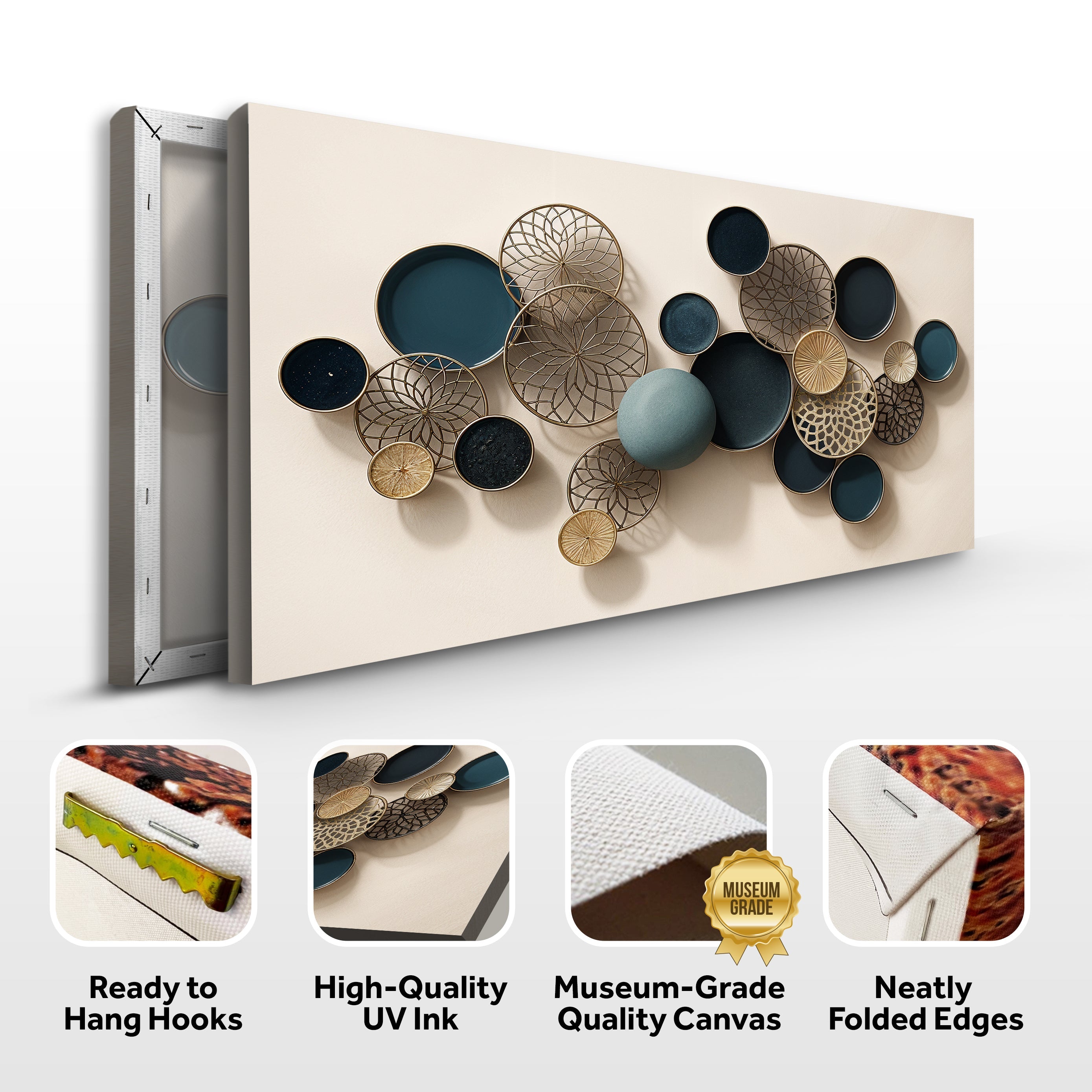 Lotus Leaf Abstract Wall Art on sale at MyriadMart