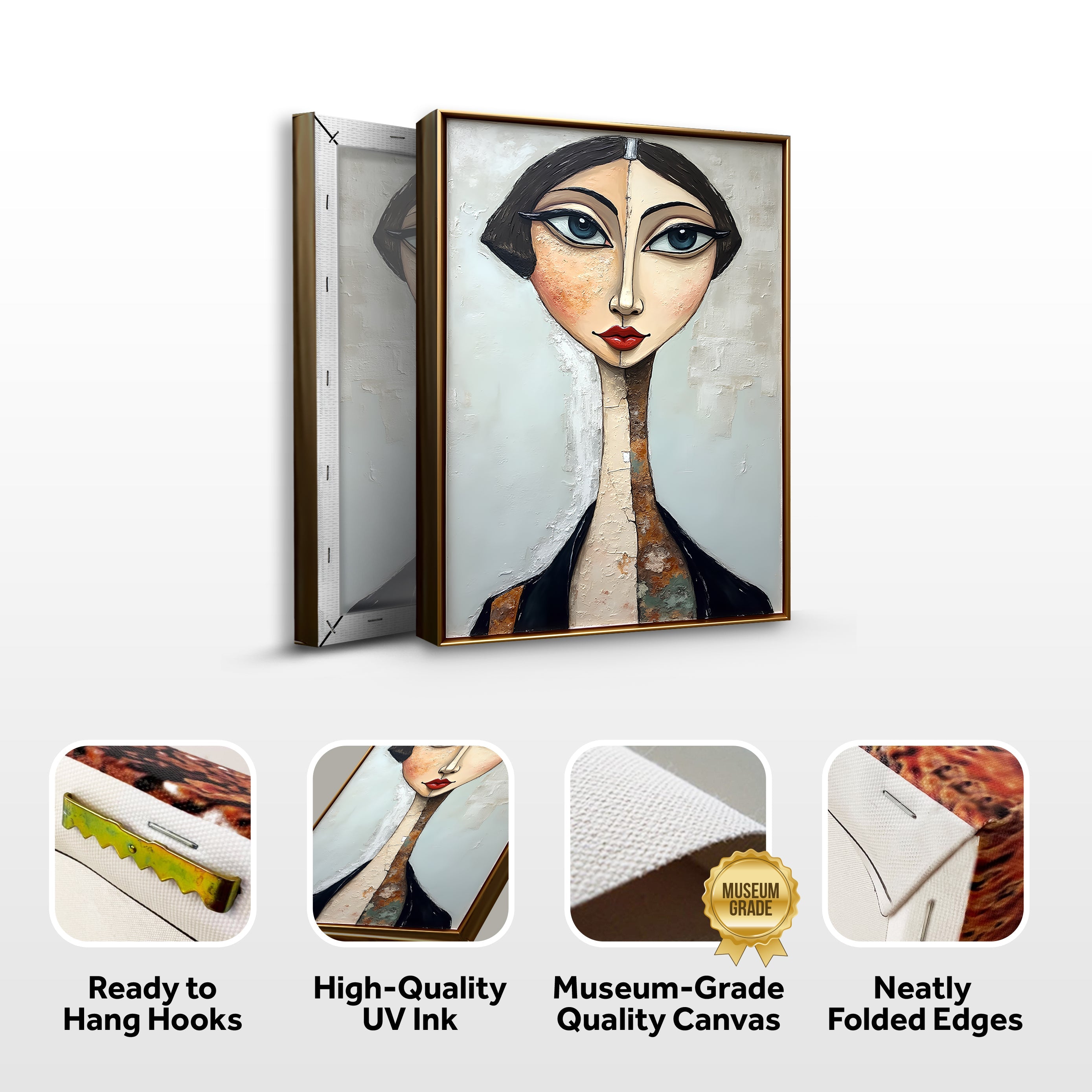 Serene Graze Figurative Impasto Wall Art on sale at MyriadMart