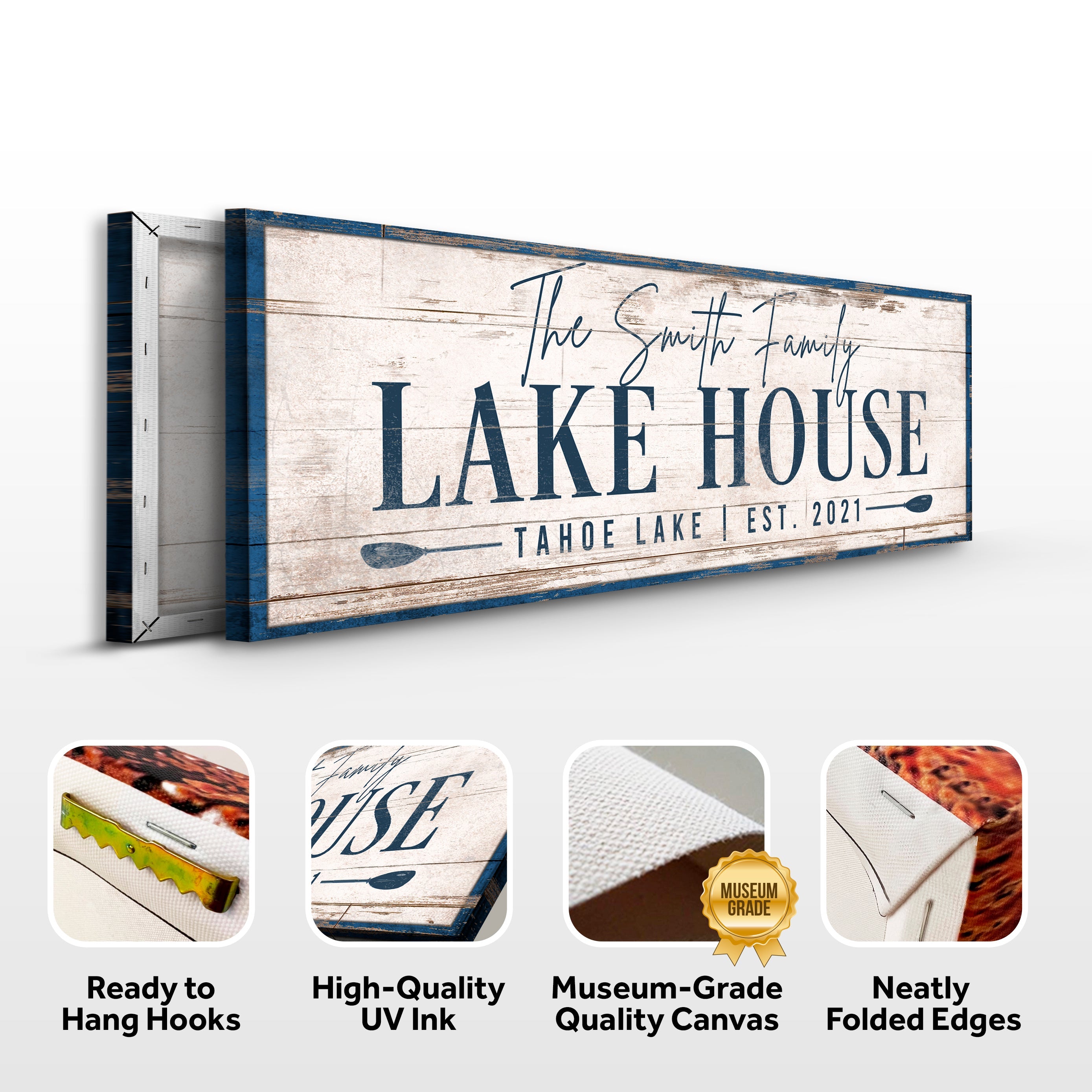 Personalized Lake House Sign V on sale at MyriadMart