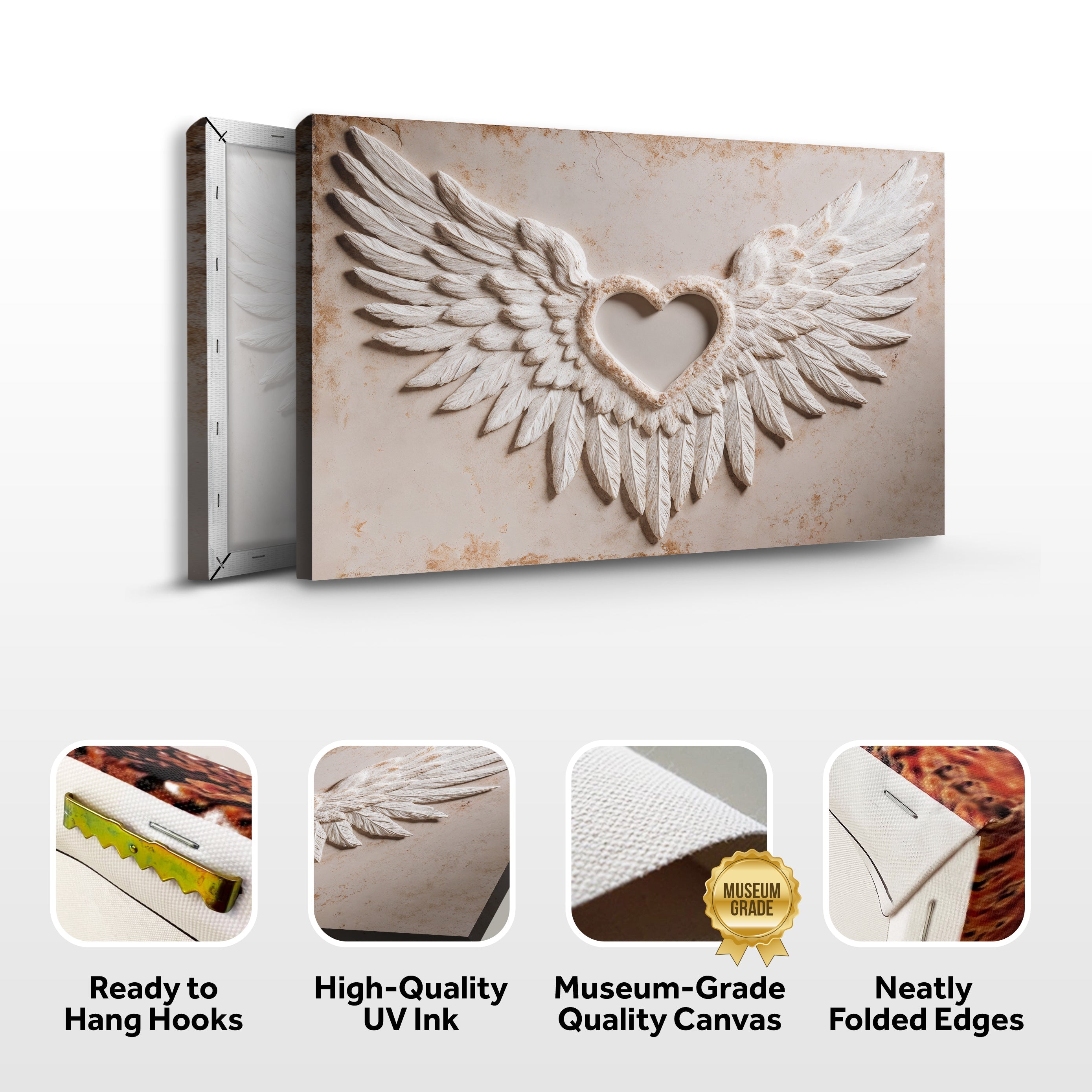 Wings of Love Abstract Wall Art II on sale at MyriadMart