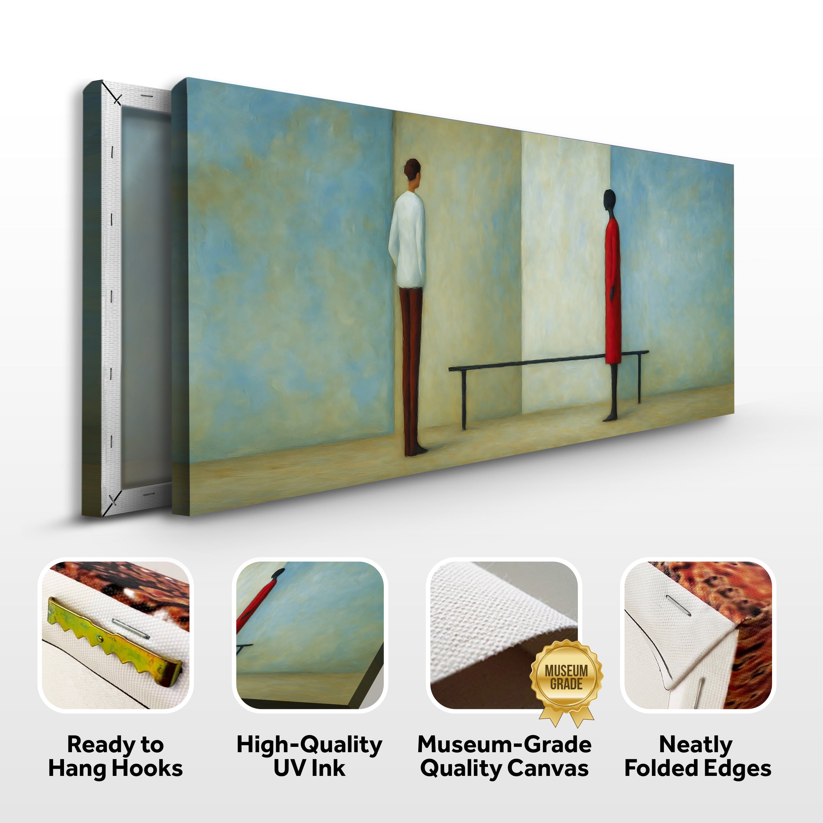 Confrontation Abstract Wall Art on sale at MyriadMart