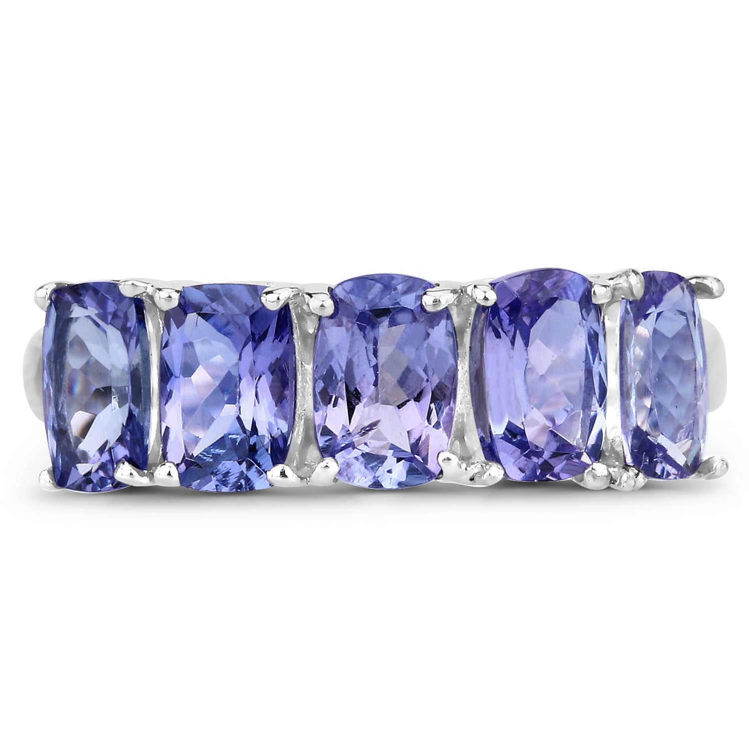 2.65 Carat Genuine Tanzanite .925 Sterling Silver Ring on sale at MyriadMart