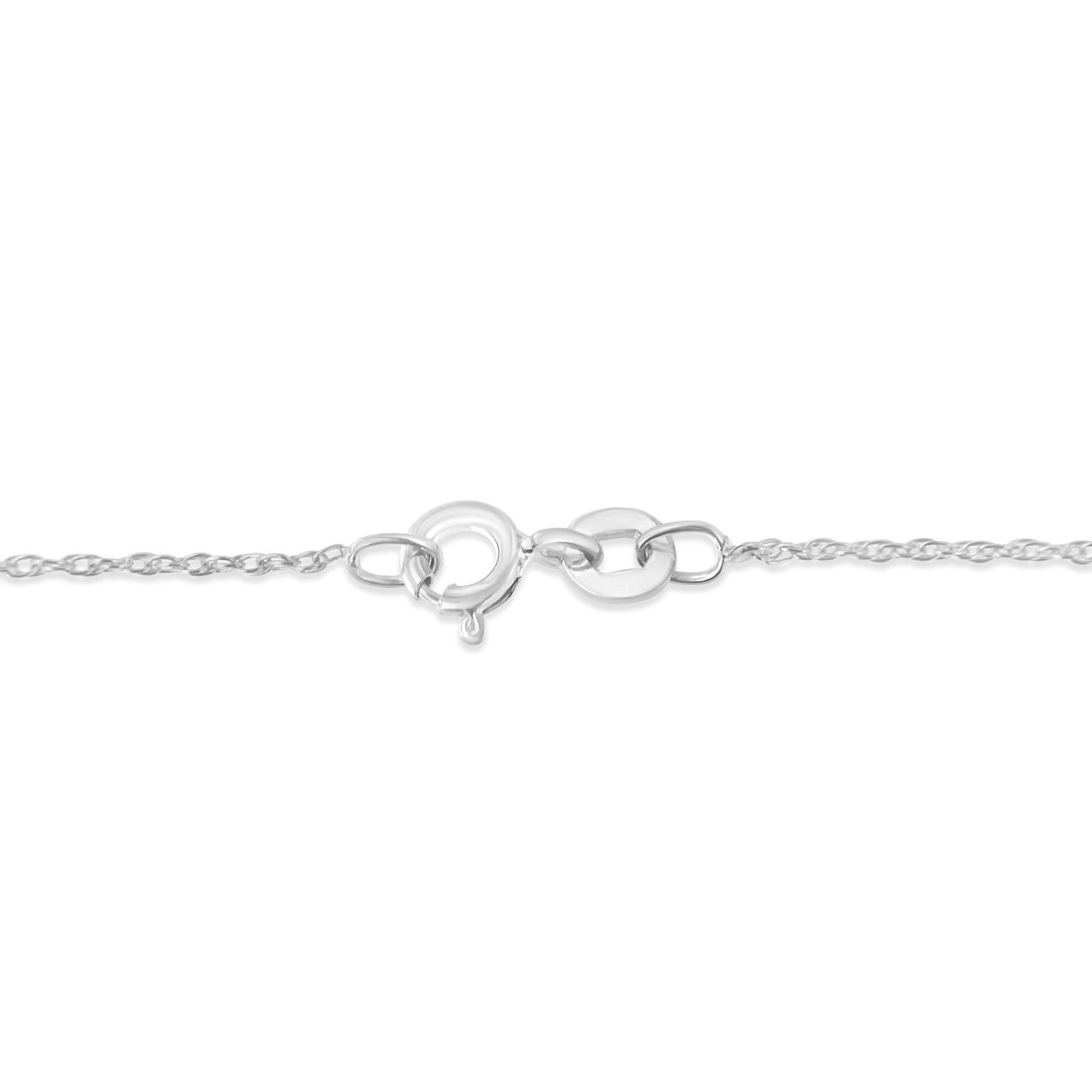 .925 Sterling Silver 1/6 Cttw Brilliant-Cut Diamond Miracle-Set Shared Prong Cross 18" Pendant Necklace I-J Color, I2-I3 Clarity on sale at MyriadMart