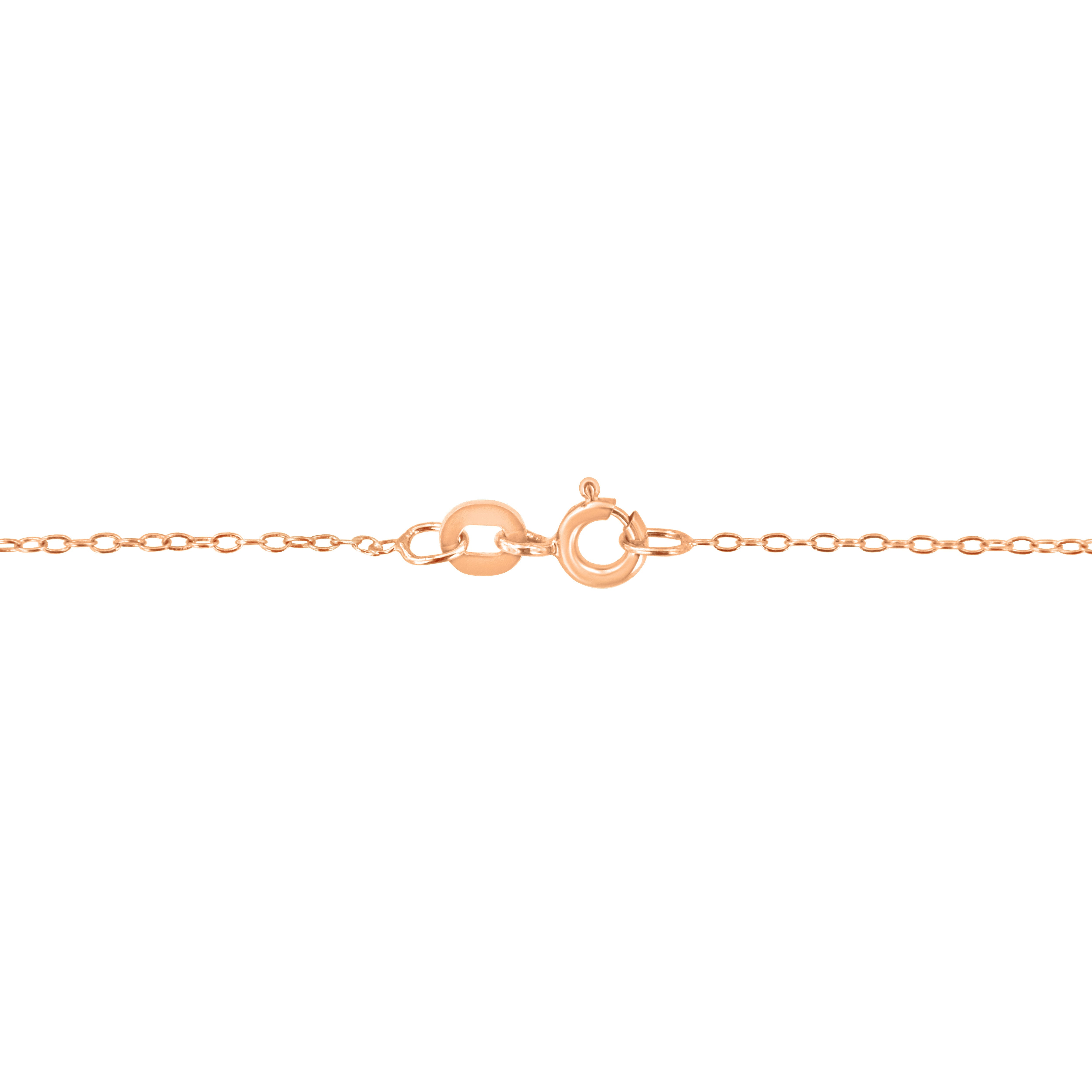 AGS Certified 10K Rose Gold 1/5 Cttw Bezel Set Round Diamond Solitaire 16-18" Adjustable Pendant Necklace H-I Color, VS1-VS2 Clarity on sale at MyriadMart
