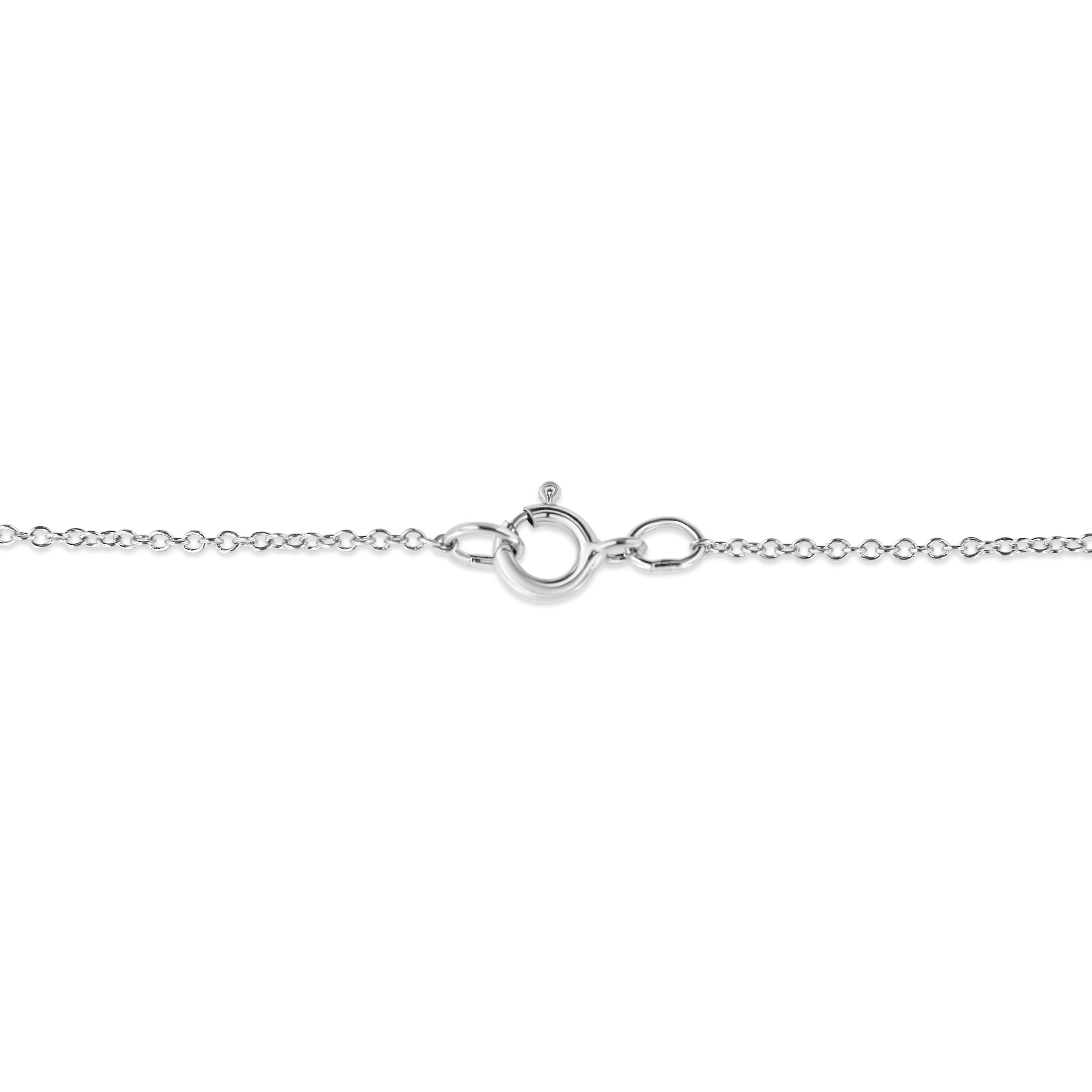 .925 Sterling Silver Prong-Set Diamond Accent Double Heart 18" Pendant Necklace I-J Color, I1-I2 Clarity on sale at MyriadMart