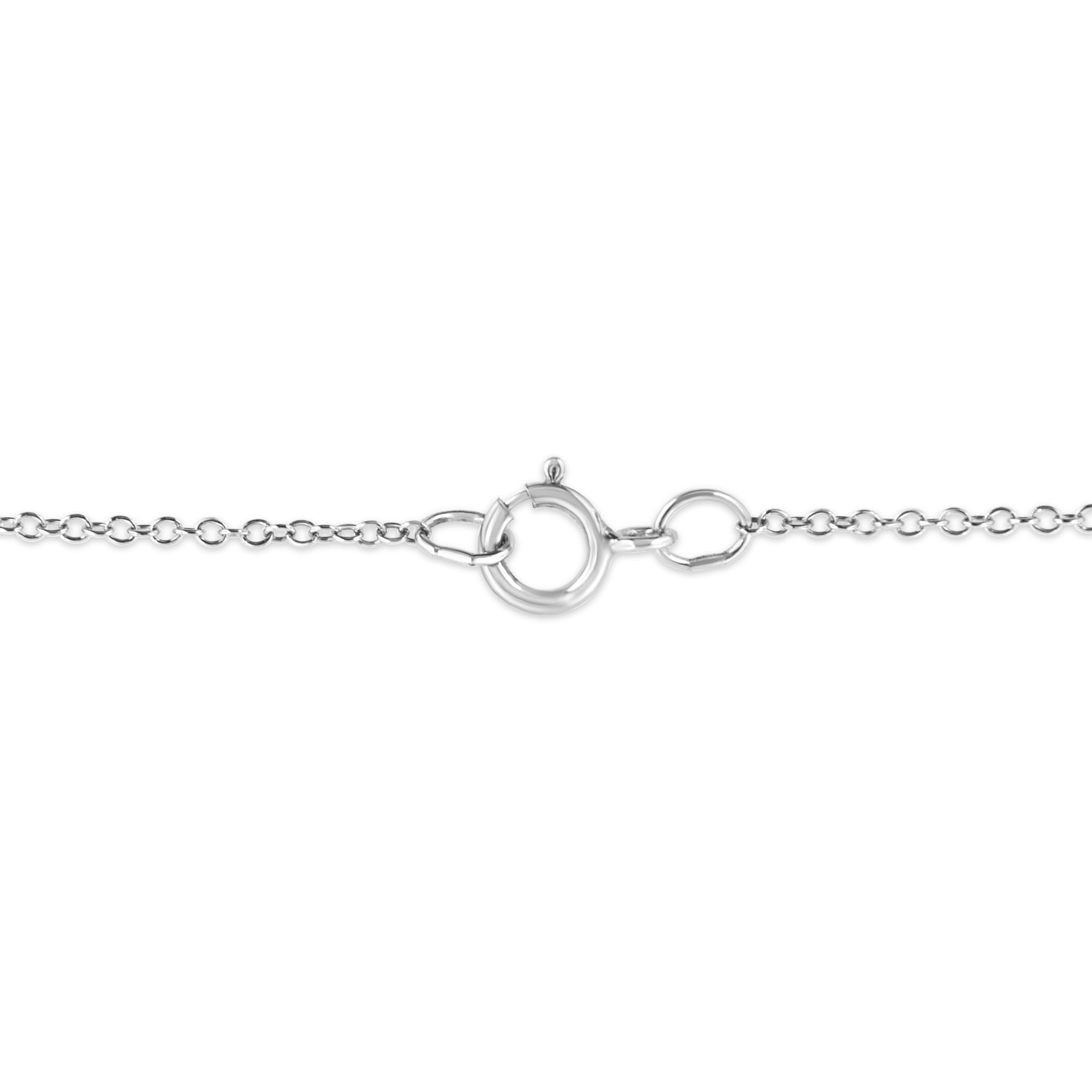 .925 Sterling Silver Prong-Set Diamond Accent Starfish Pendant Necklace I-J Color, I1-I2 Clarity - Size 18" on sale at MyriadMart