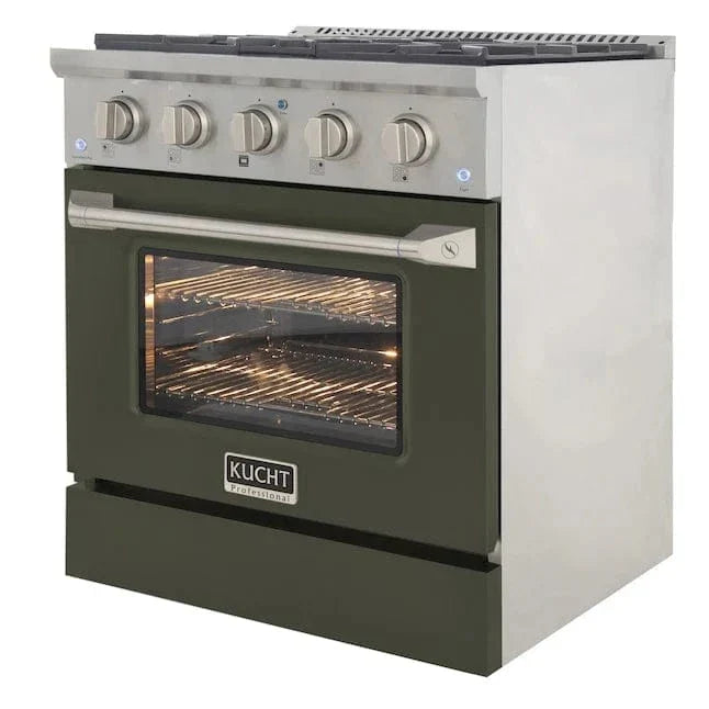 Kucht 30” Pro-Style Kitchen Dual Fuel Range - KDF302/LP-OG on sale at MyriadMart