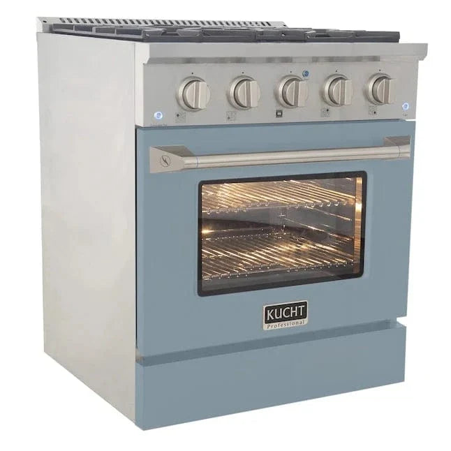 Kucht 30” Pro-Style Kitchen Dual Fuel Range - KDF302/LP-LB on sale at MyriadMart