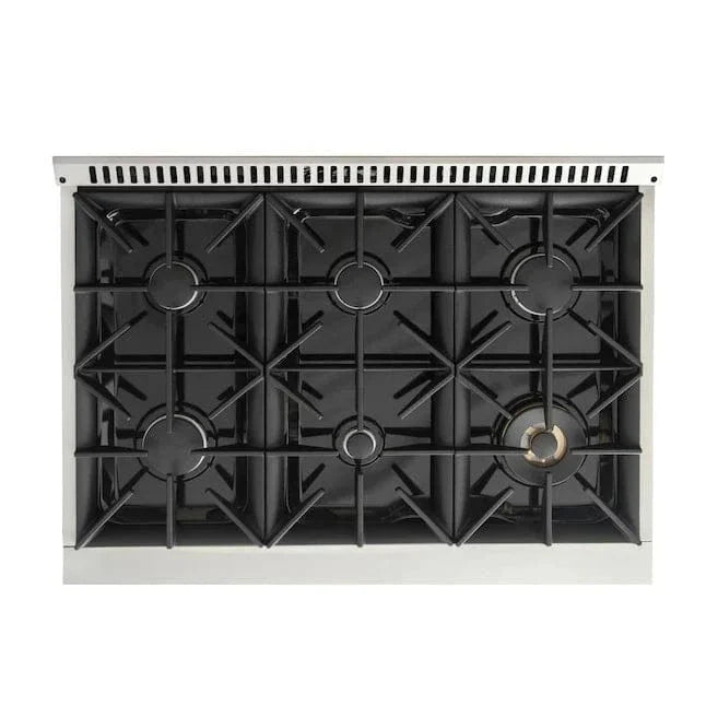 Kucht 36” Pro-Style Kitchen Dual Fuel Range - KDF362/LP-LB on sale at MyriadMart
