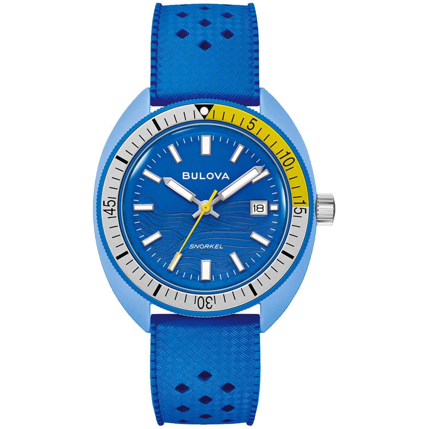 Bulova Men's Snorkel Blue Tang Fish on sale at MyriadMart