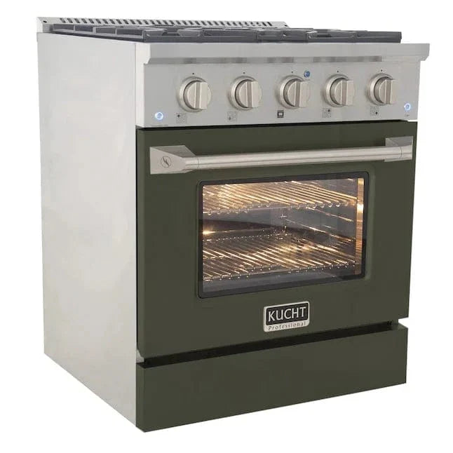 Kucht 30” Pro-Style Kitchen Dual Fuel Range - KDF302/LP-OG on sale at MyriadMart