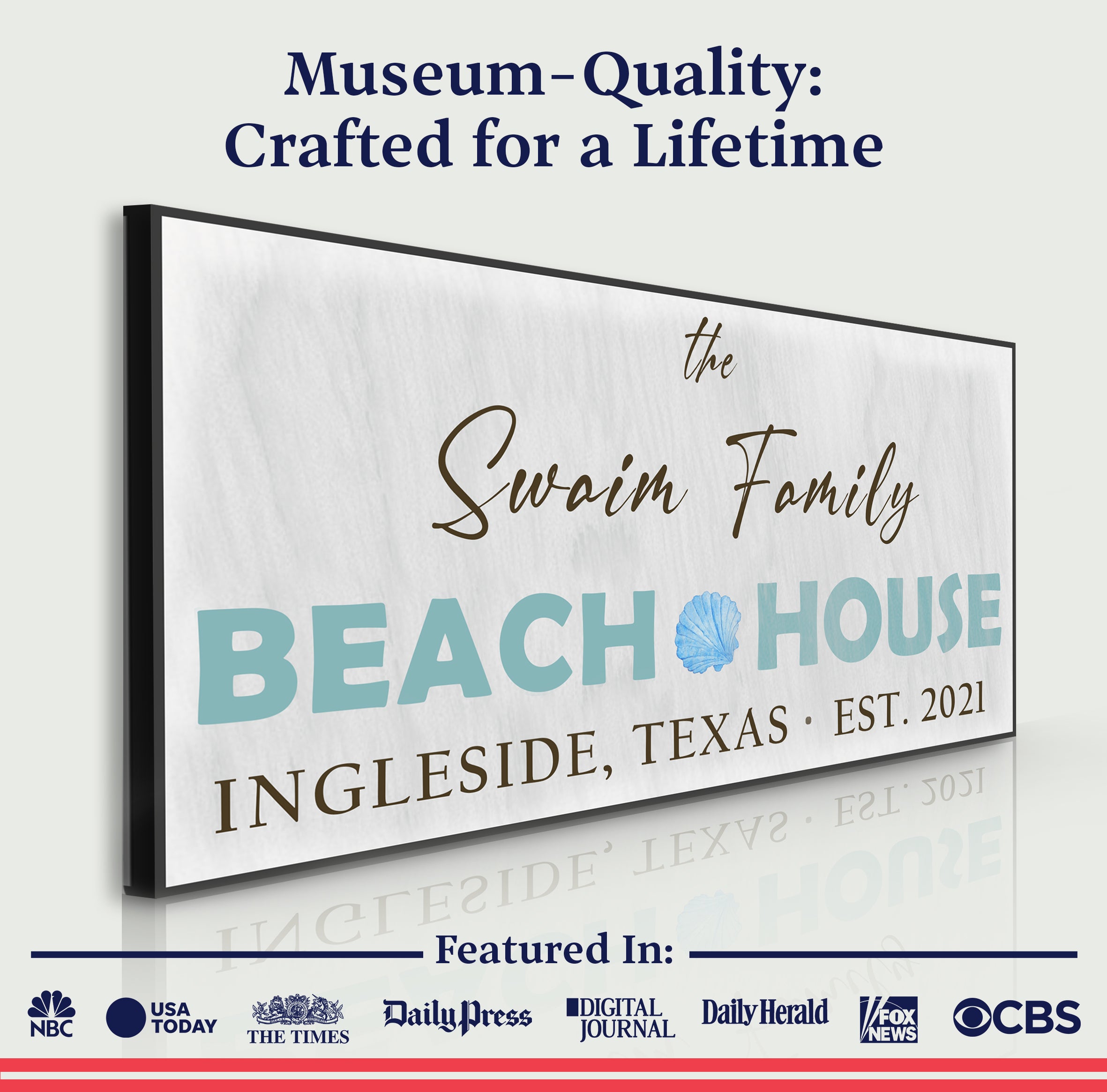 Beach House Sign on sale at MyriadMart