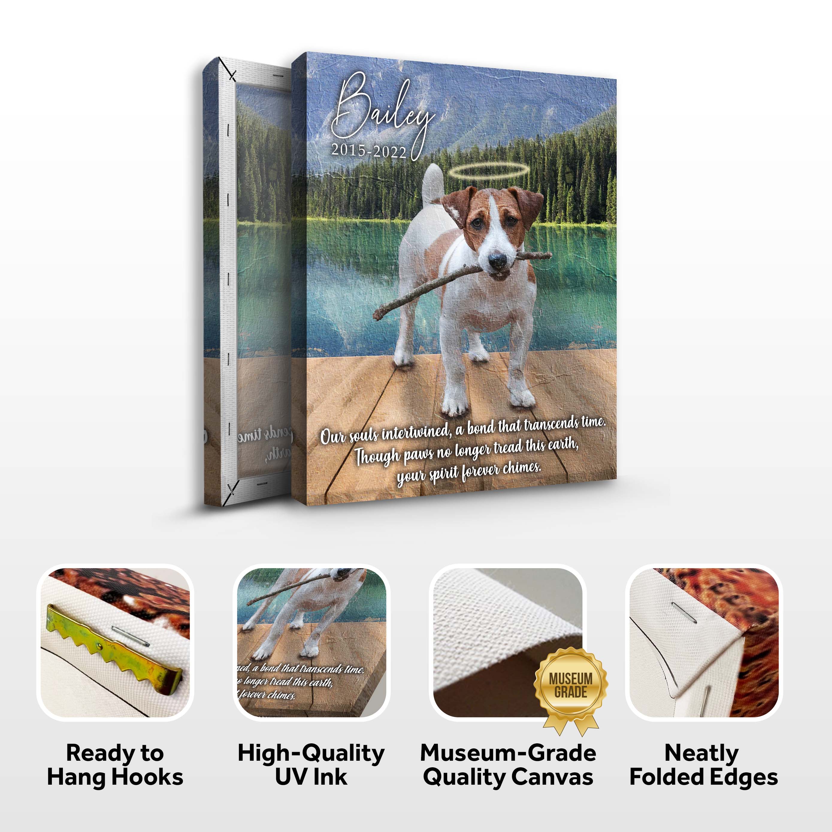 Pet Memorial Sign A Bond That Transcends Time on sale at MyriadMart