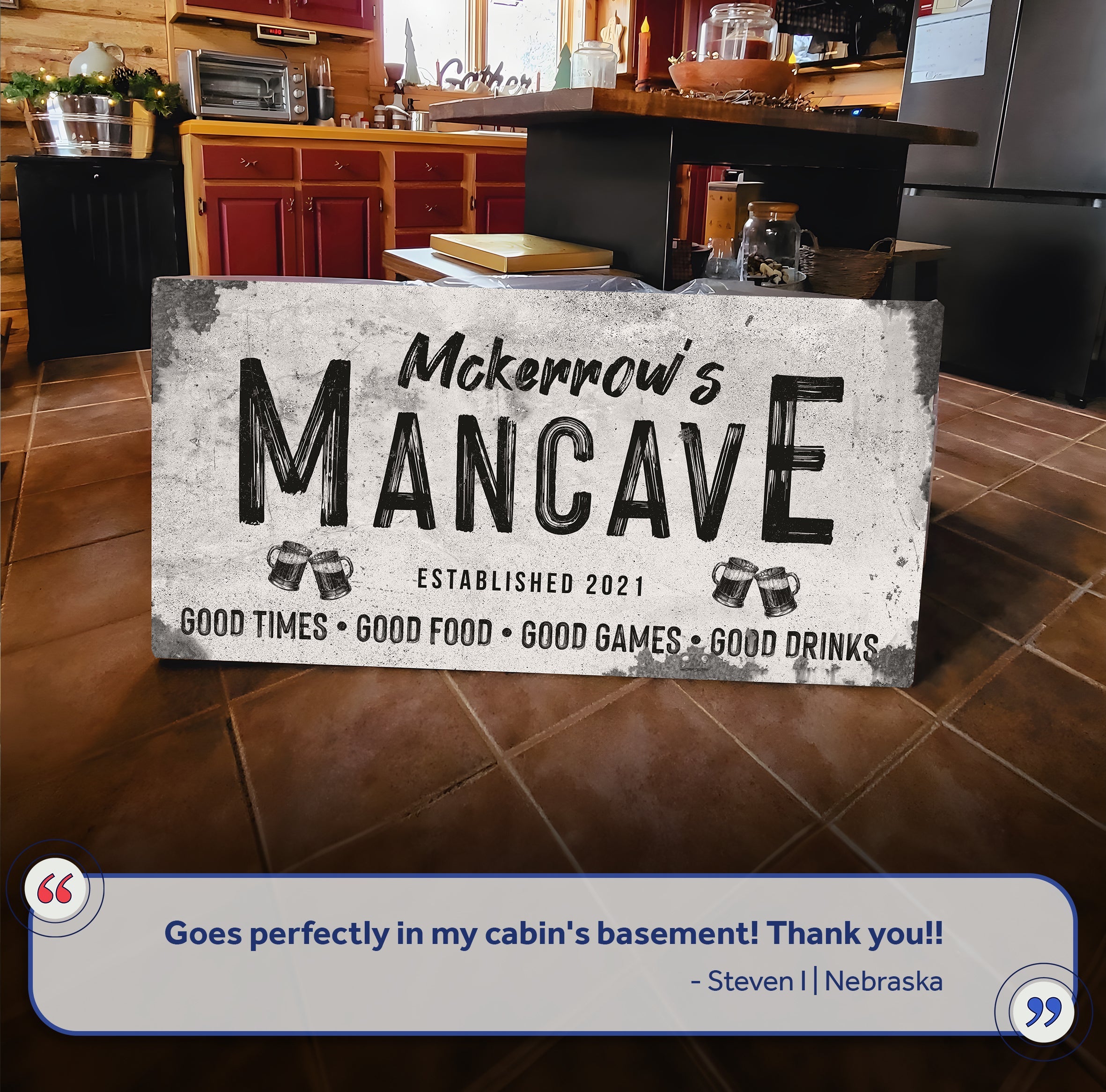Good Times Man Cave Sign III on sale at MyriadMart
