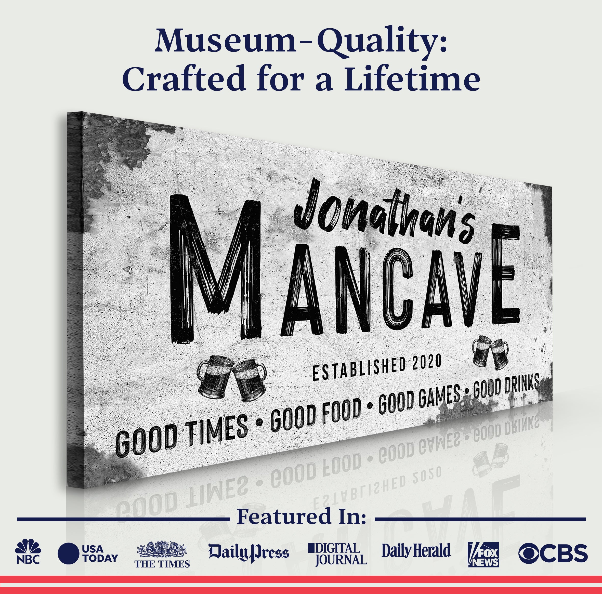 Good Times Man Cave Sign III on sale at MyriadMart