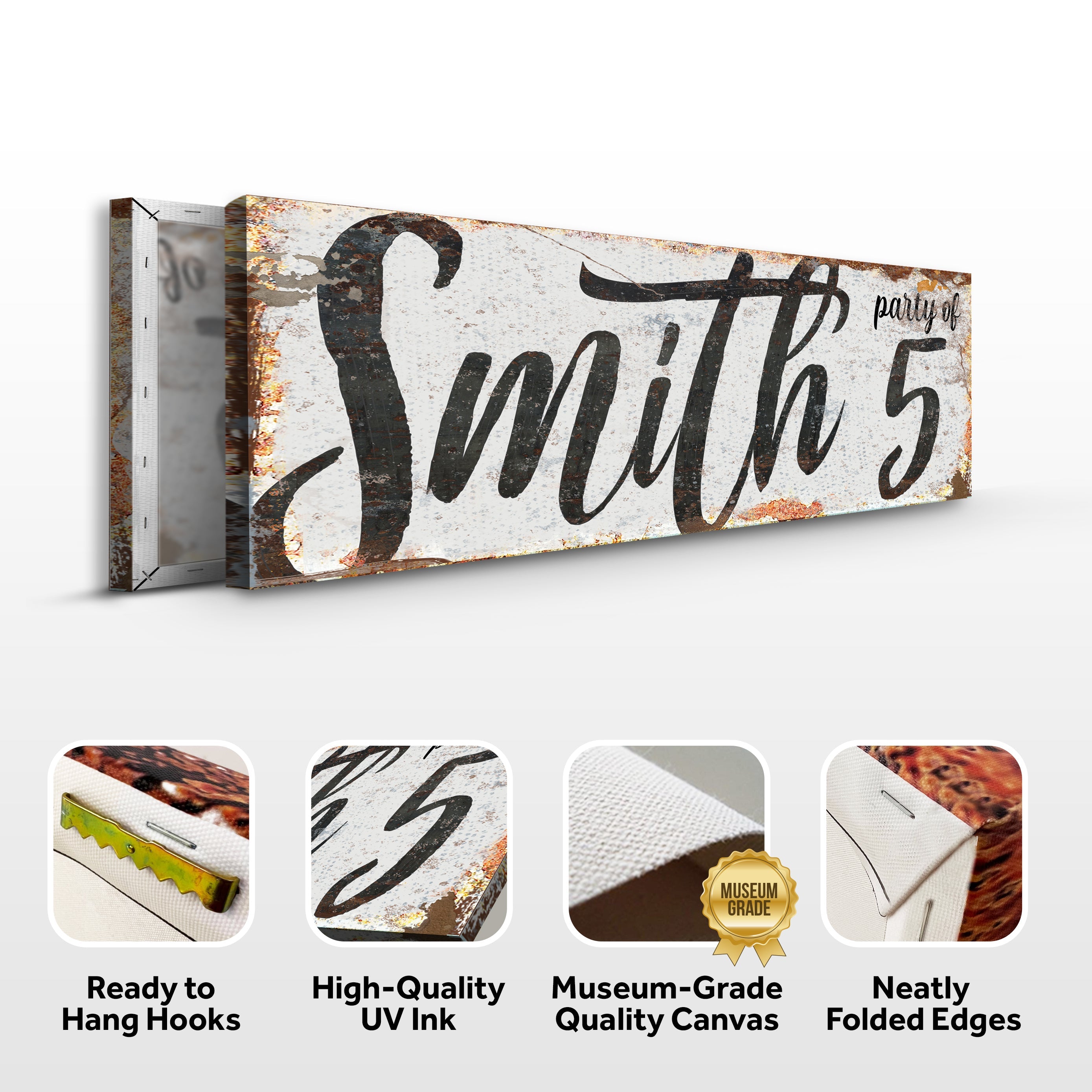 Personalized Party of Family Sign II on sale at MyriadMart