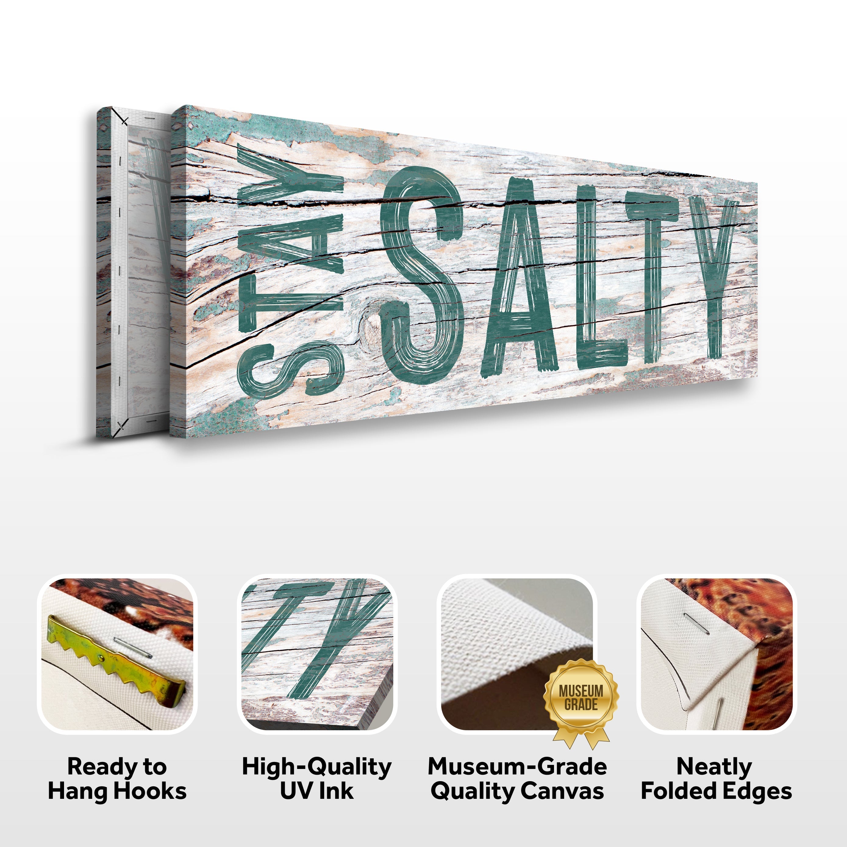 Stay Salty Coastal Sign VI on sale at MyriadMart
