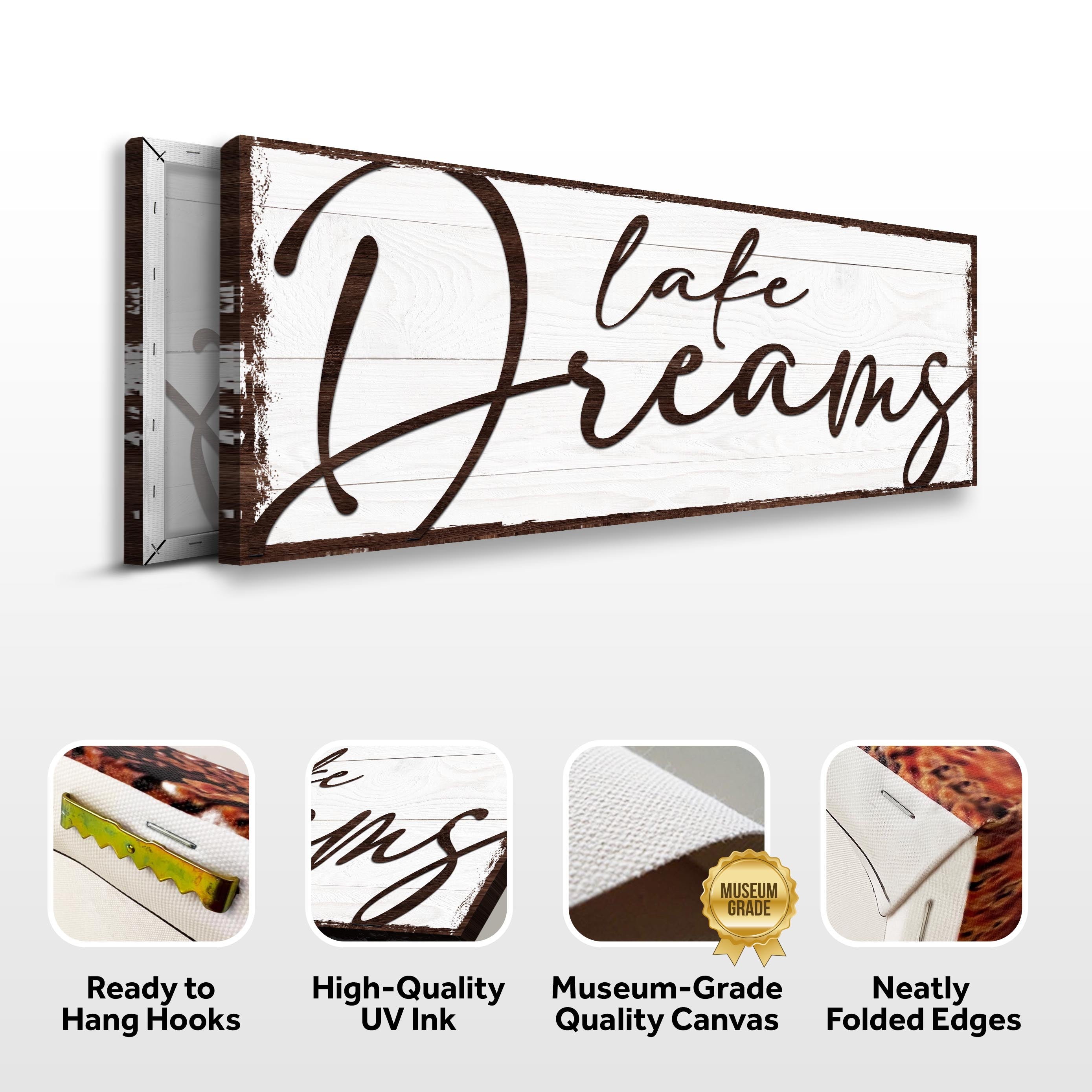 Lake Dreams Sign on sale at MyriadMart
