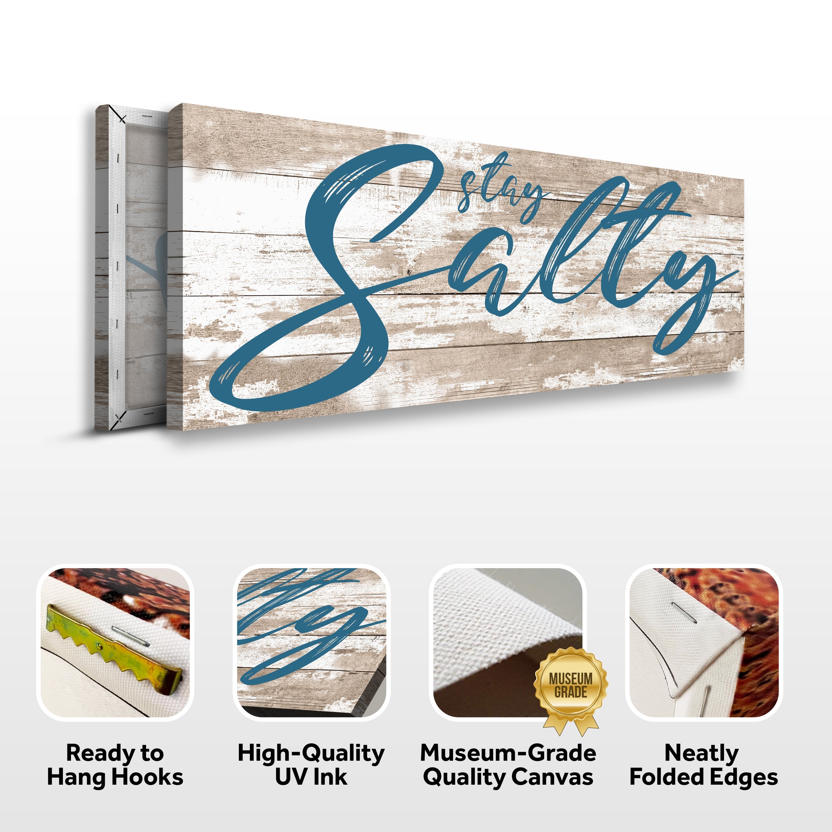 Stay Salty Coastal Sign II on sale at MyriadMart
